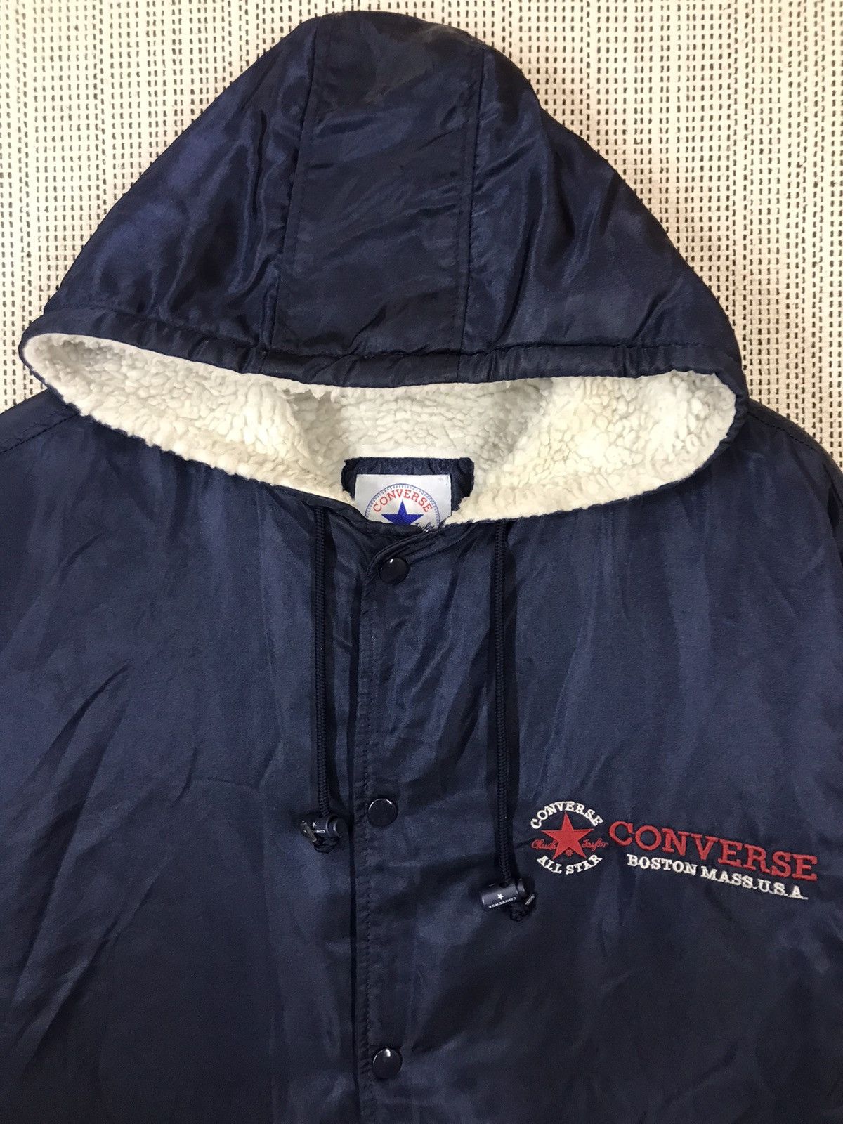 Converse × Vintage ‼️VINTAGE CONVERSE ALL STAR UNITED STATES EMBOIDERY JACKET‼️ Size US XXL / EU 58 / 5 - 3 Thumbnail