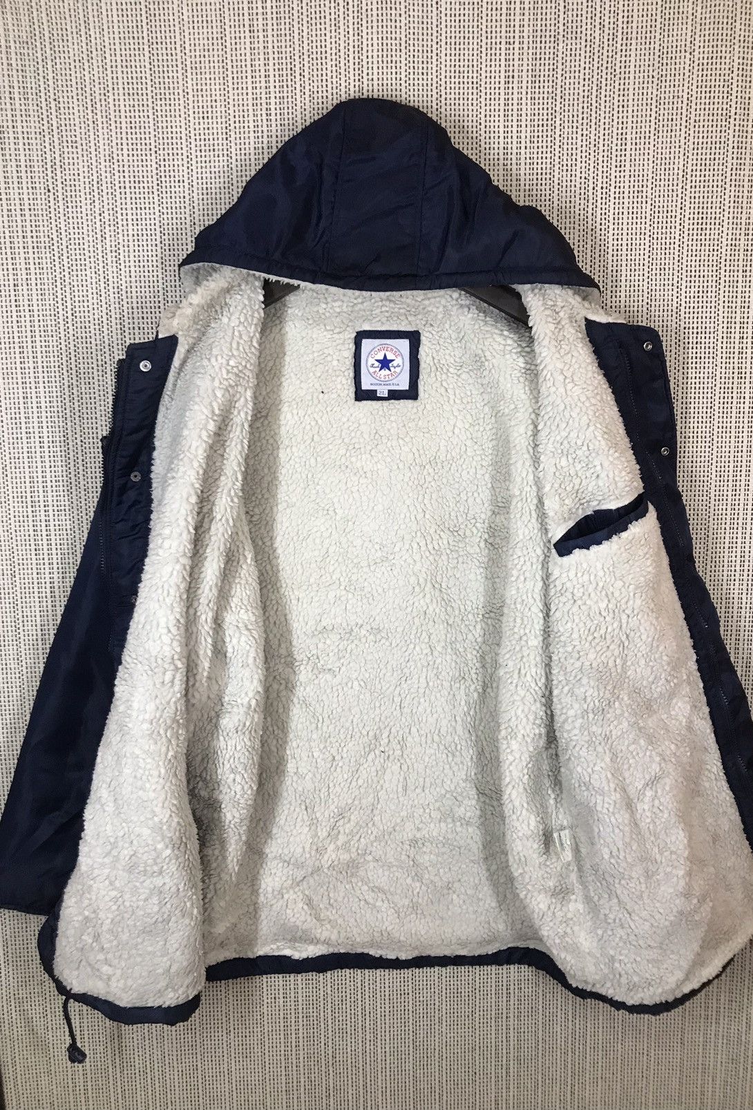 Converse × Vintage ‼️VINTAGE CONVERSE ALL STAR UNITED STATES EMBOIDERY JACKET‼️ Size US XXL / EU 58 / 5 - 9 Thumbnail