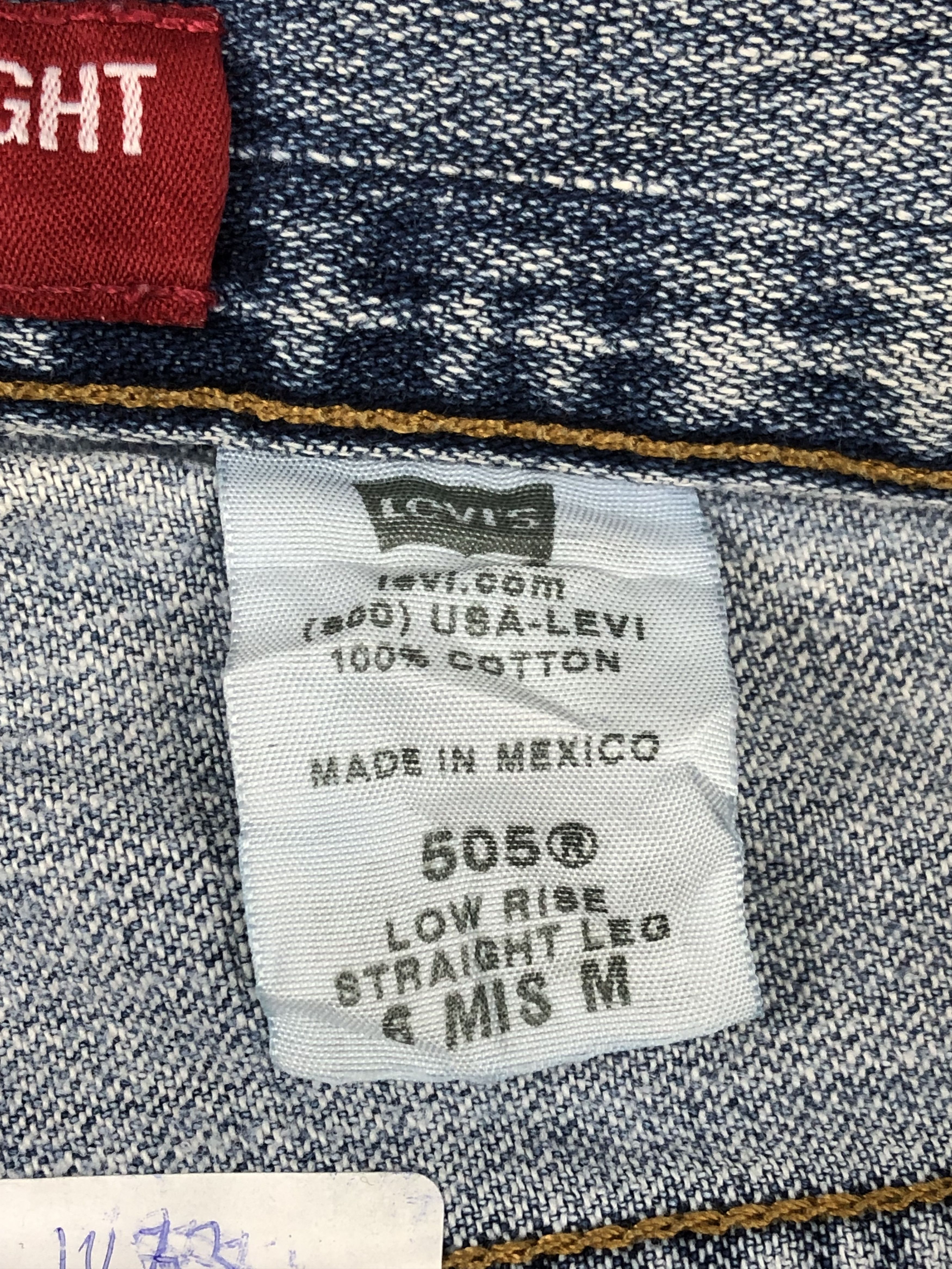 Levi's Vintage Levis 505 Faded Blue Jeans DP1473 Size US 30 / EU 46 - 7 Thumbnail