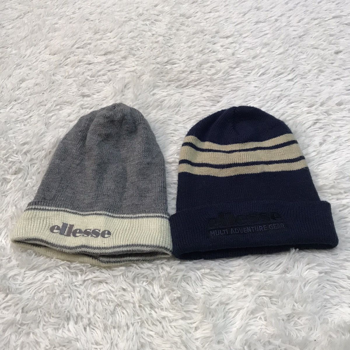 Ellesse 2 pieces Ellesse beanie/snow cap made in japan Size ONE SIZE - 1 Thumbnail