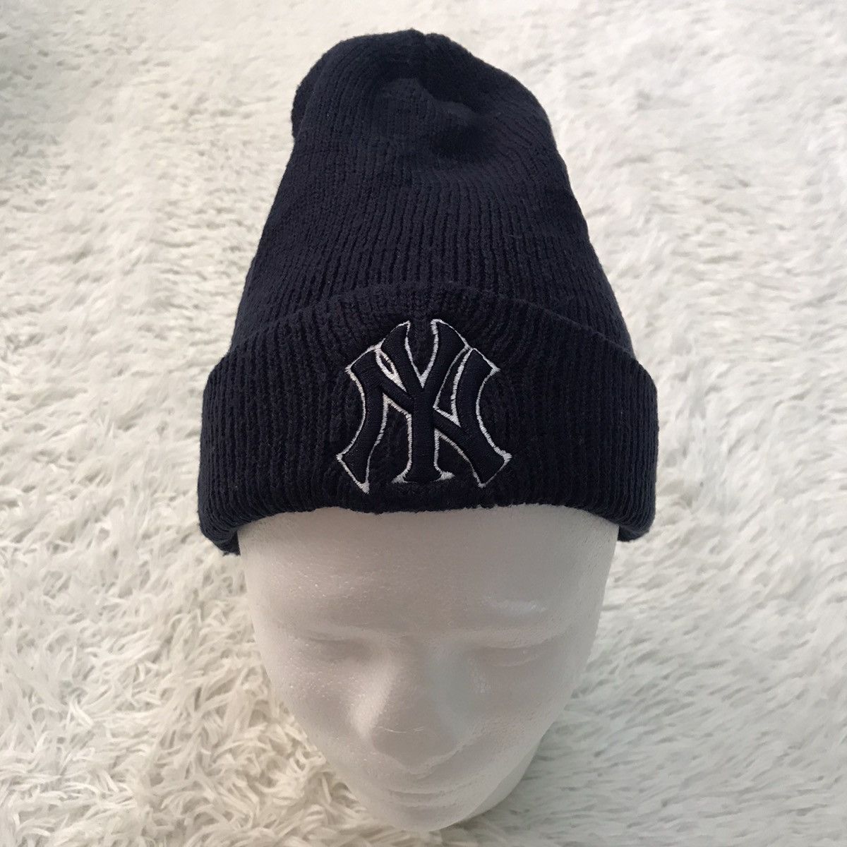 MLB 2 pieces NY MLM beanie hat snow cap Size ONE SIZE - 17 Thumbnail