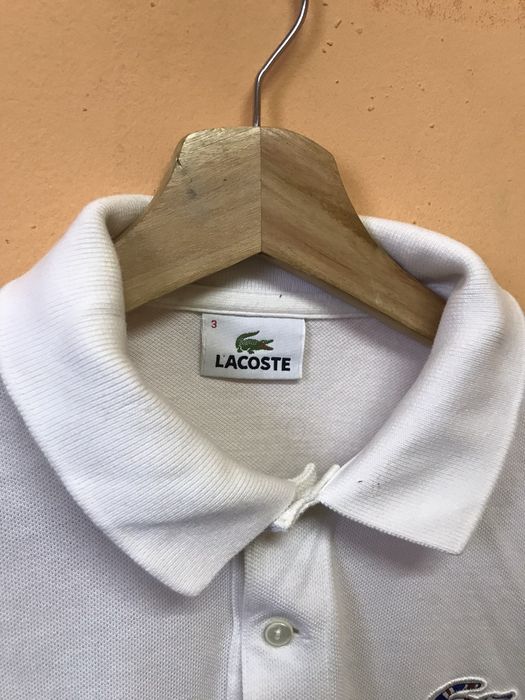 Tiquette polo lacoste hot sale