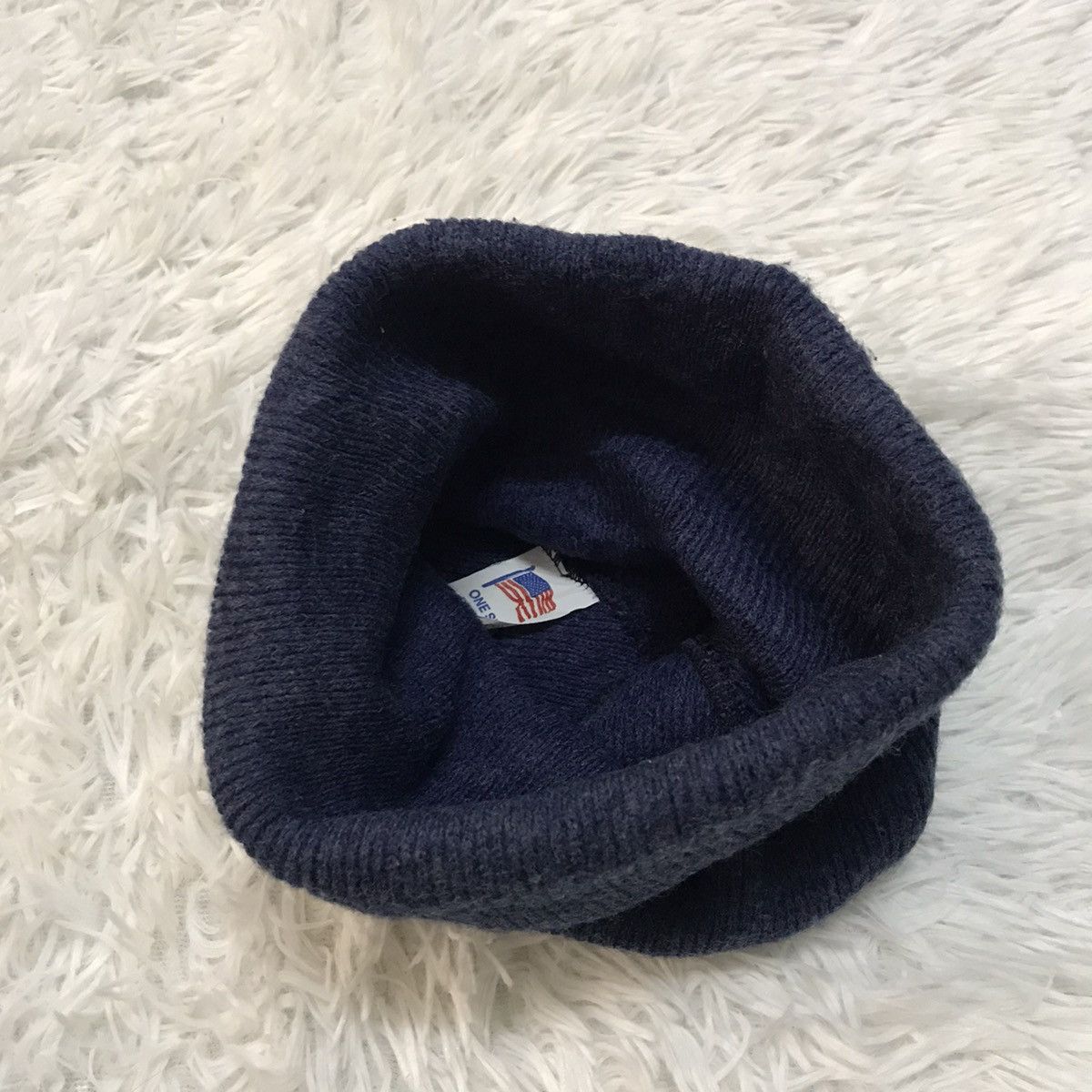 Vintage One size fits all beanie snow cap made in USA Size ONE SIZE - 6 Thumbnail