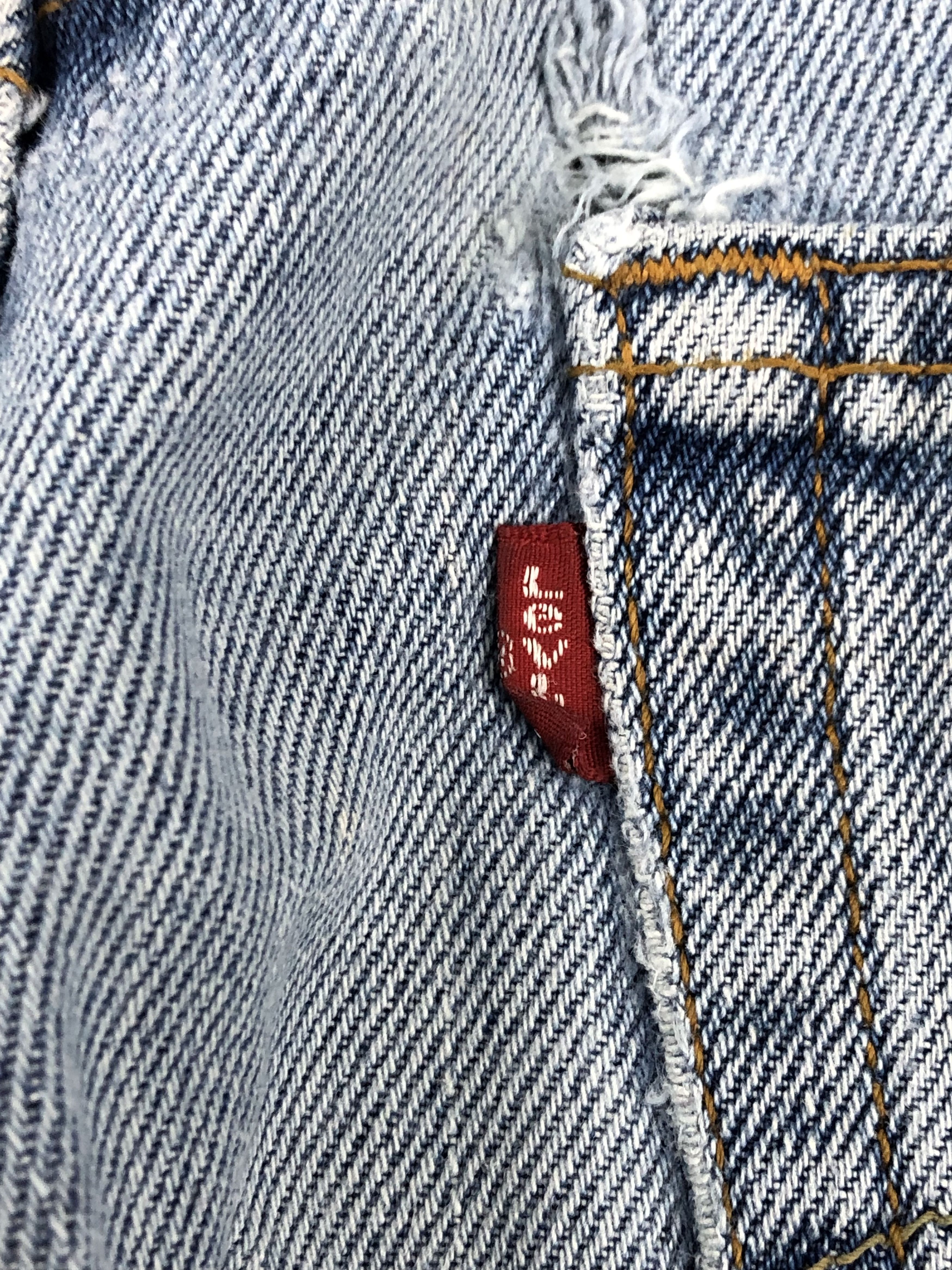 Levi's × Vintage Vintage Levis 505 Faded Blue Jeans Size US 31 - 6 Thumbnail