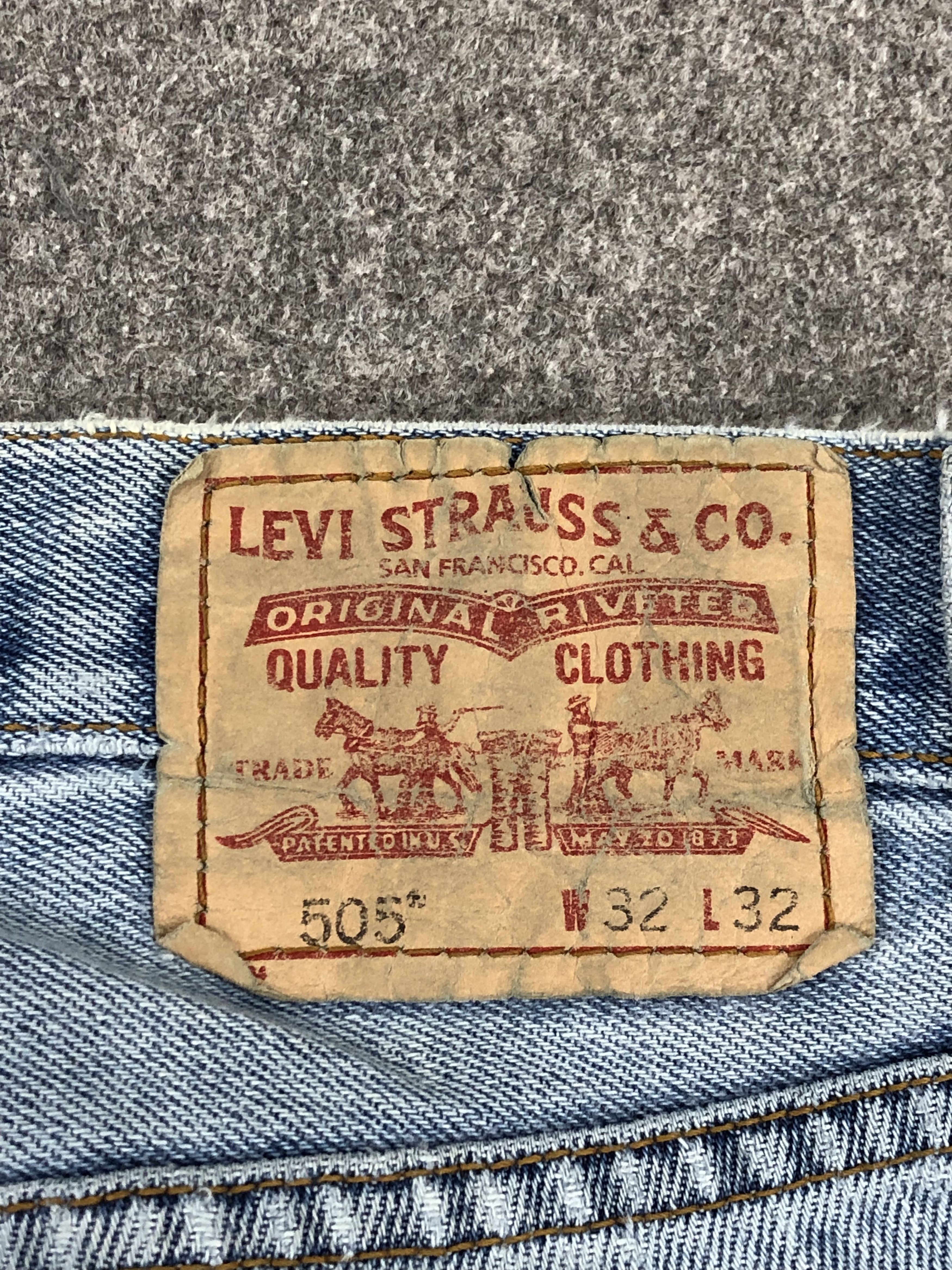 Levi's × Vintage Vintage Levis 505 Faded Blue Jeans Size US 31 - 5 Thumbnail