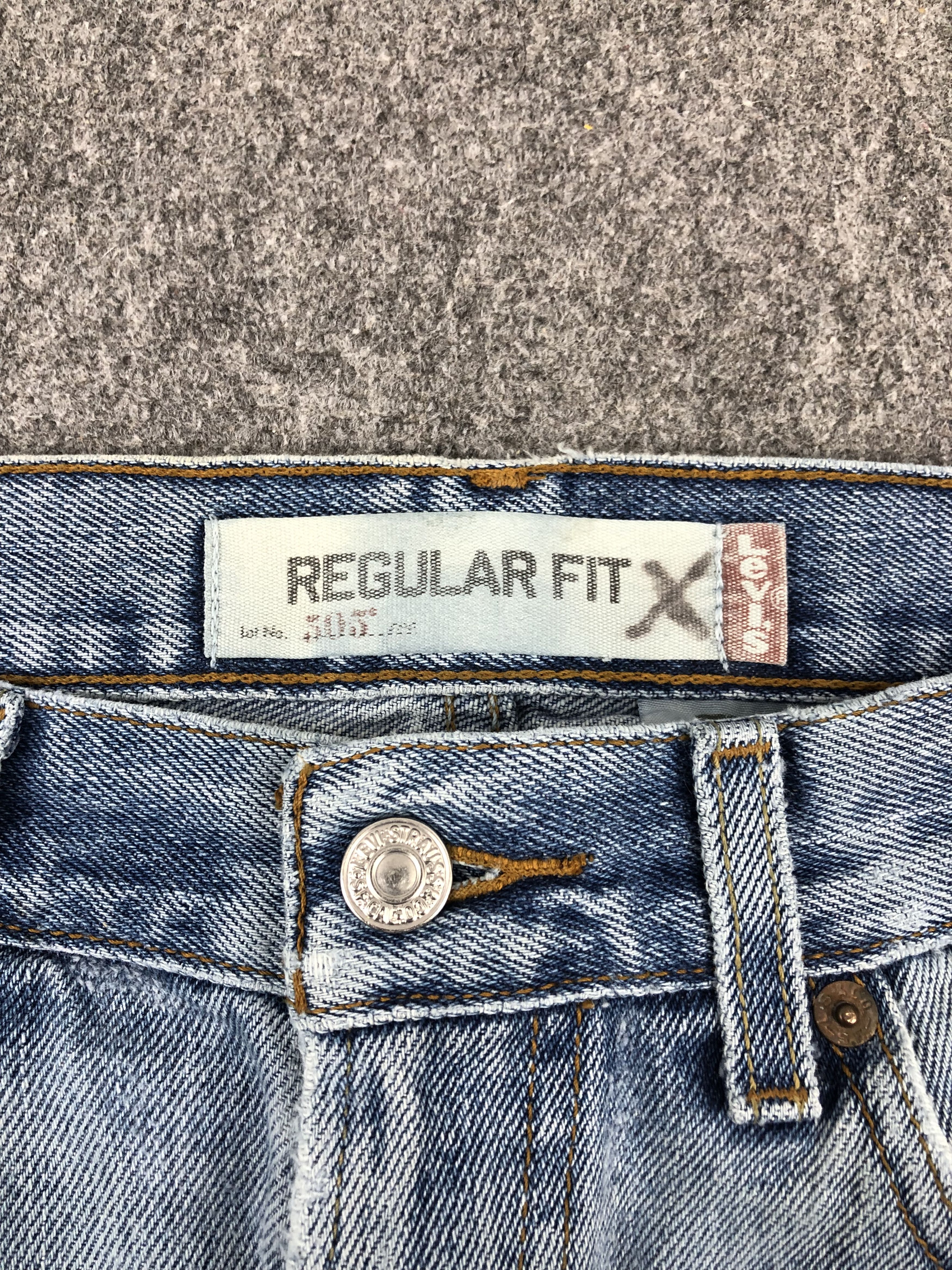 Levi's × Vintage Vintage Levis 505 Faded Blue Jeans Size US 31 - 9 Thumbnail