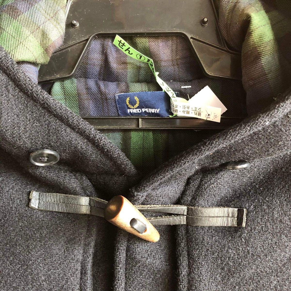Fred Perry 🔥FRED PERRY WOOL DUFFLE COATS JACKET Size US M / EU 48-50 / 2 - 4 Thumbnail