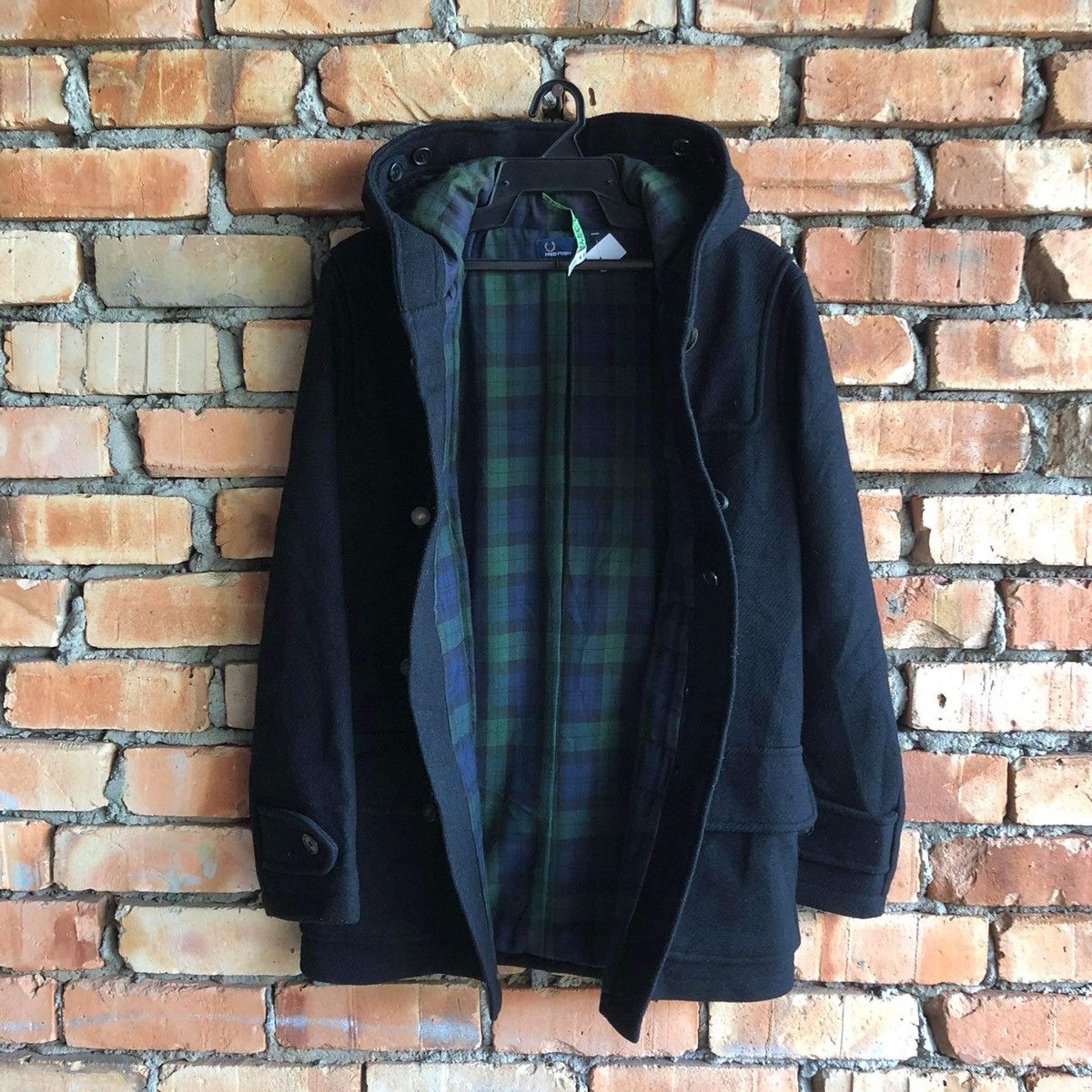 Fred Perry 🔥FRED PERRY WOOL DUFFLE COATS JACKET Size US M / EU 48-50 / 2 - 2 Thumbnail