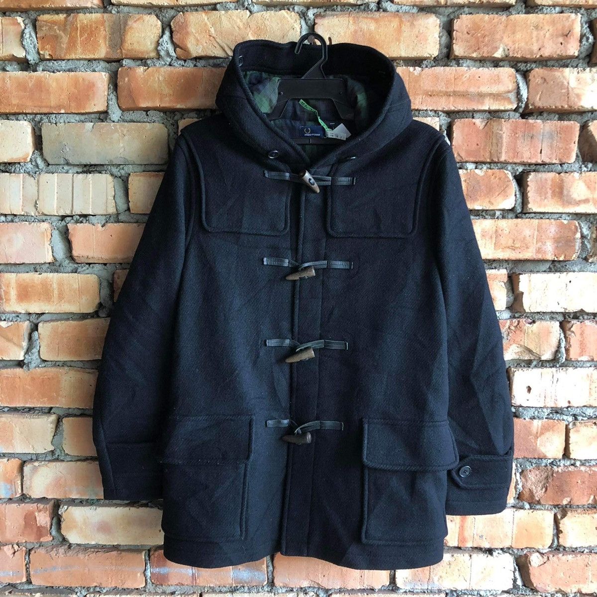 Fred Perry 🔥FRED PERRY WOOL DUFFLE COATS JACKET Size US M / EU 48-50 / 2 - 1 Thumbnail