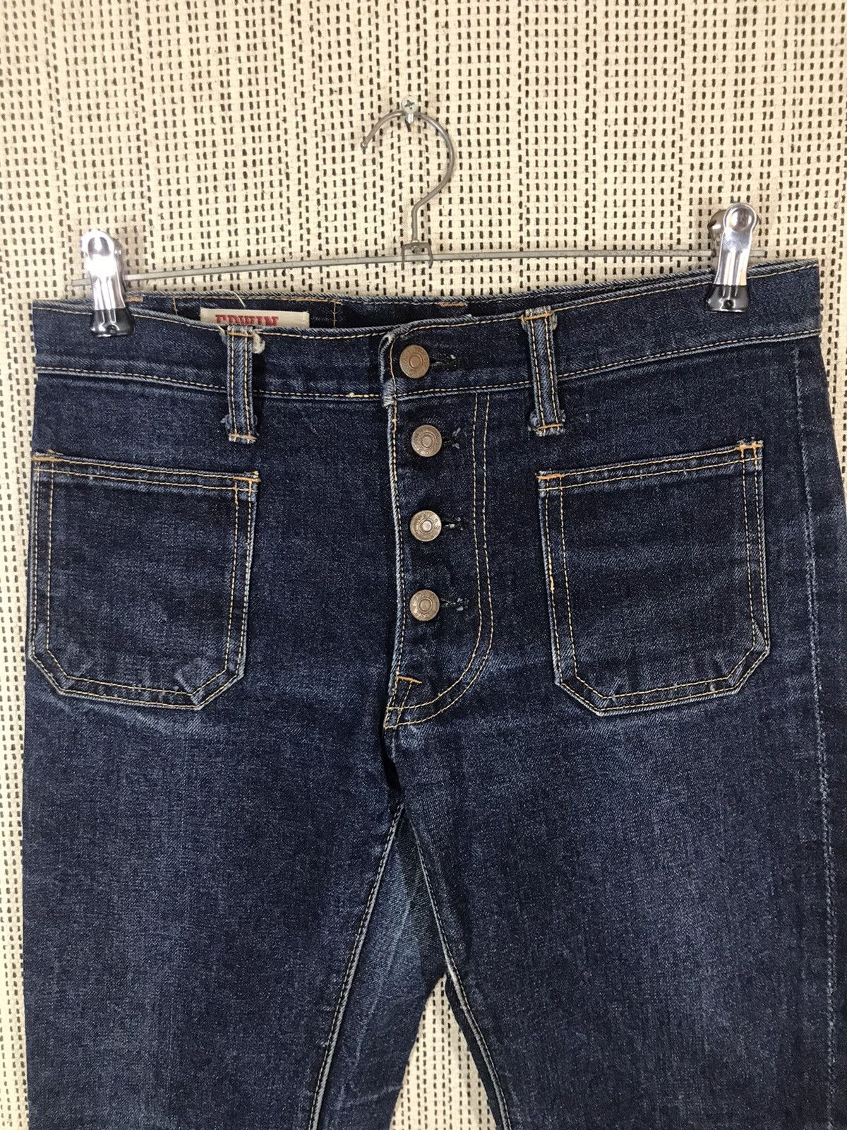 Edwin × Vintage ‼️VTG EDWIN BOOTCUT DENIM FRONT POCKET Size US 31 - 3 Thumbnail