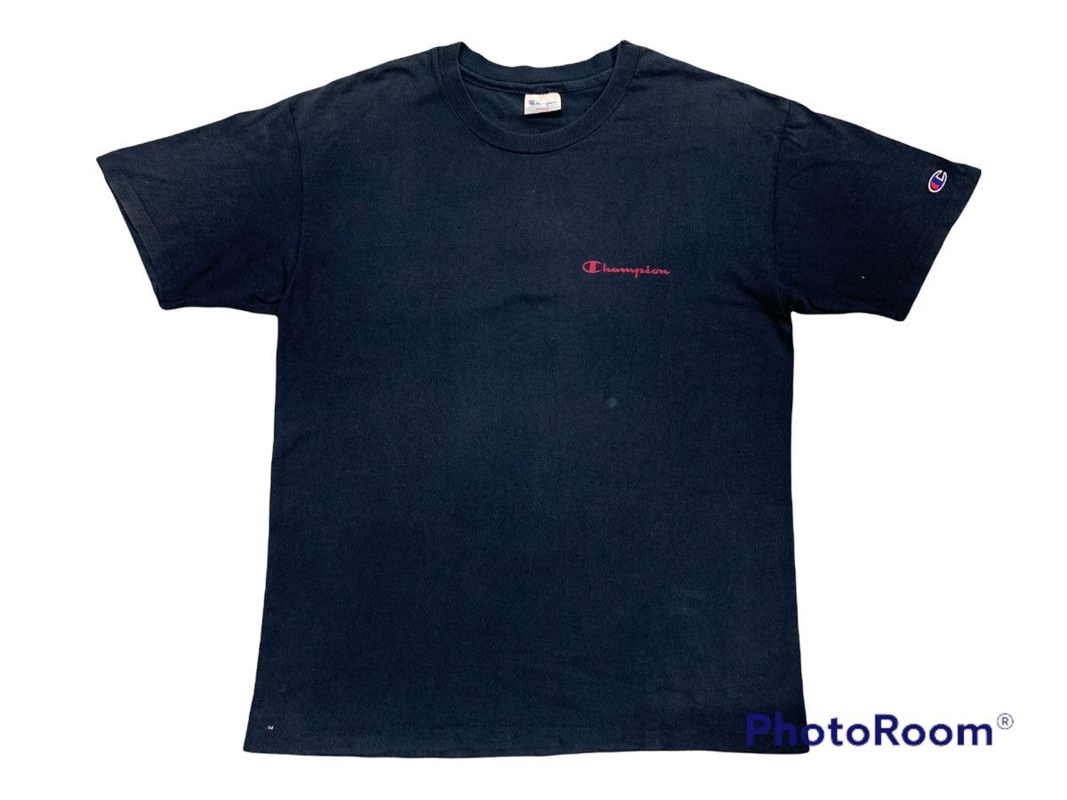 Champion LAST DROP#Vintage Champion Spell Out Logo Back Made In Usa Size US L / EU 52-54 / 3 - 2 Thumbnail