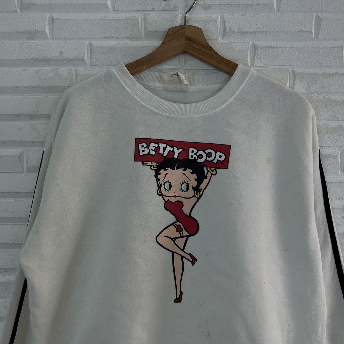 Cartoon Network VINTAGE BETTY BOOP SWEATSHIRT BIG LOGO Size US L / EU 52-54 / 3 - 3 Thumbnail