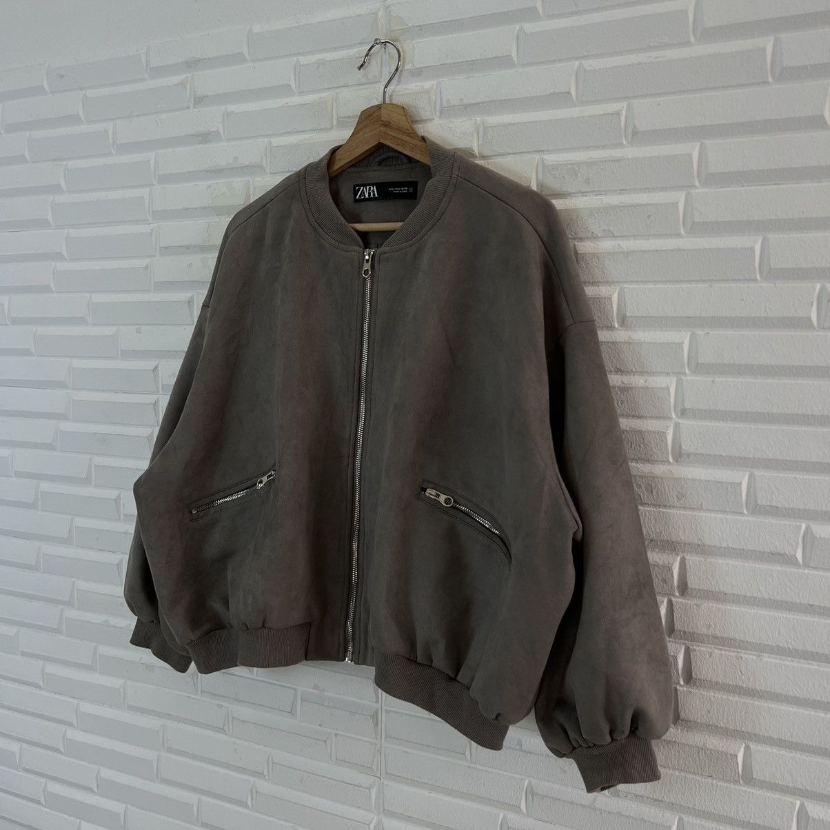 Japanese Brand VINTAGE ZARA BOMBER STYLE JACKET STREET WEAR STYLE Size US L / EU 52-54 / 3 - 2 Thumbnail