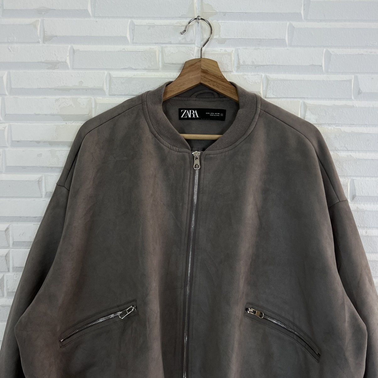 Japanese Brand VINTAGE ZARA BOMBER STYLE JACKET STREET WEAR STYLE Size US L / EU 52-54 / 3 - 3 Thumbnail