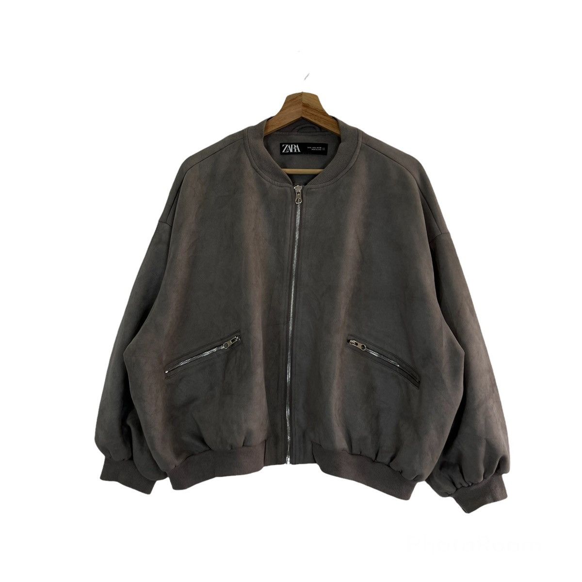 Japanese Brand VINTAGE ZARA BOMBER STYLE JACKET STREET WEAR STYLE Size US L / EU 52-54 / 3 - 1 Thumbnail