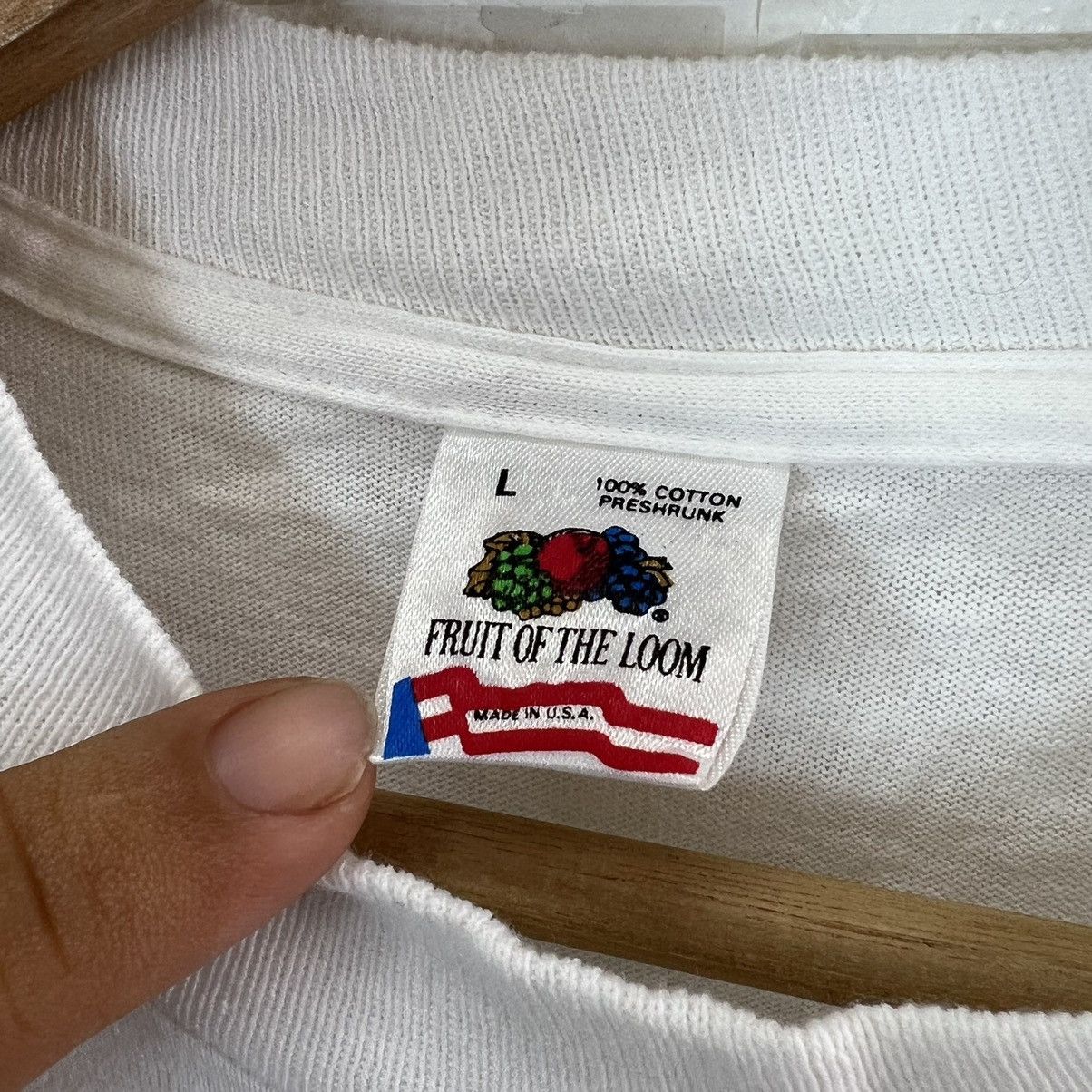 Vintage VINTAGE FOTL LITE A FINE PILSNER BEER BIG LOGO TEE Size US L / EU 52-54 / 3 - 6 Thumbnail