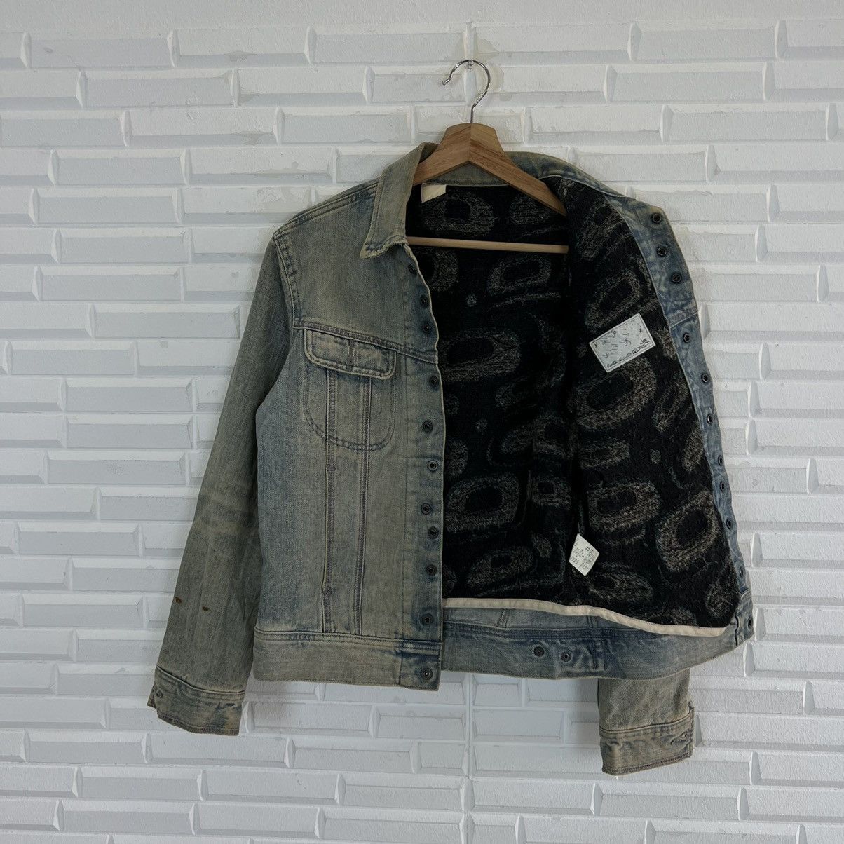 N.Hoolywood BIKER DENIM JACKET LEE N. HOOLYWOOD PARACHUTE STYLE Size US S / EU 44-46 / 1 - 13 Thumbnail