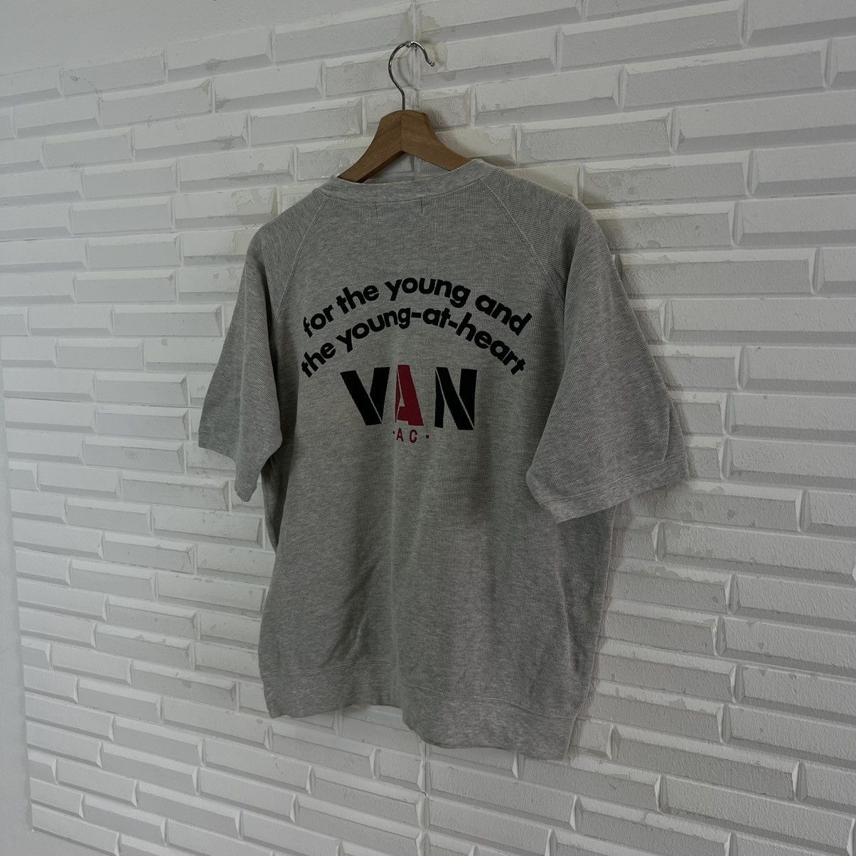Japanese Brand VINTAGE VAN JAC BIG LOGO SHORT SLEEVE Size US L / EU 52-54 / 3 - 6 Thumbnail