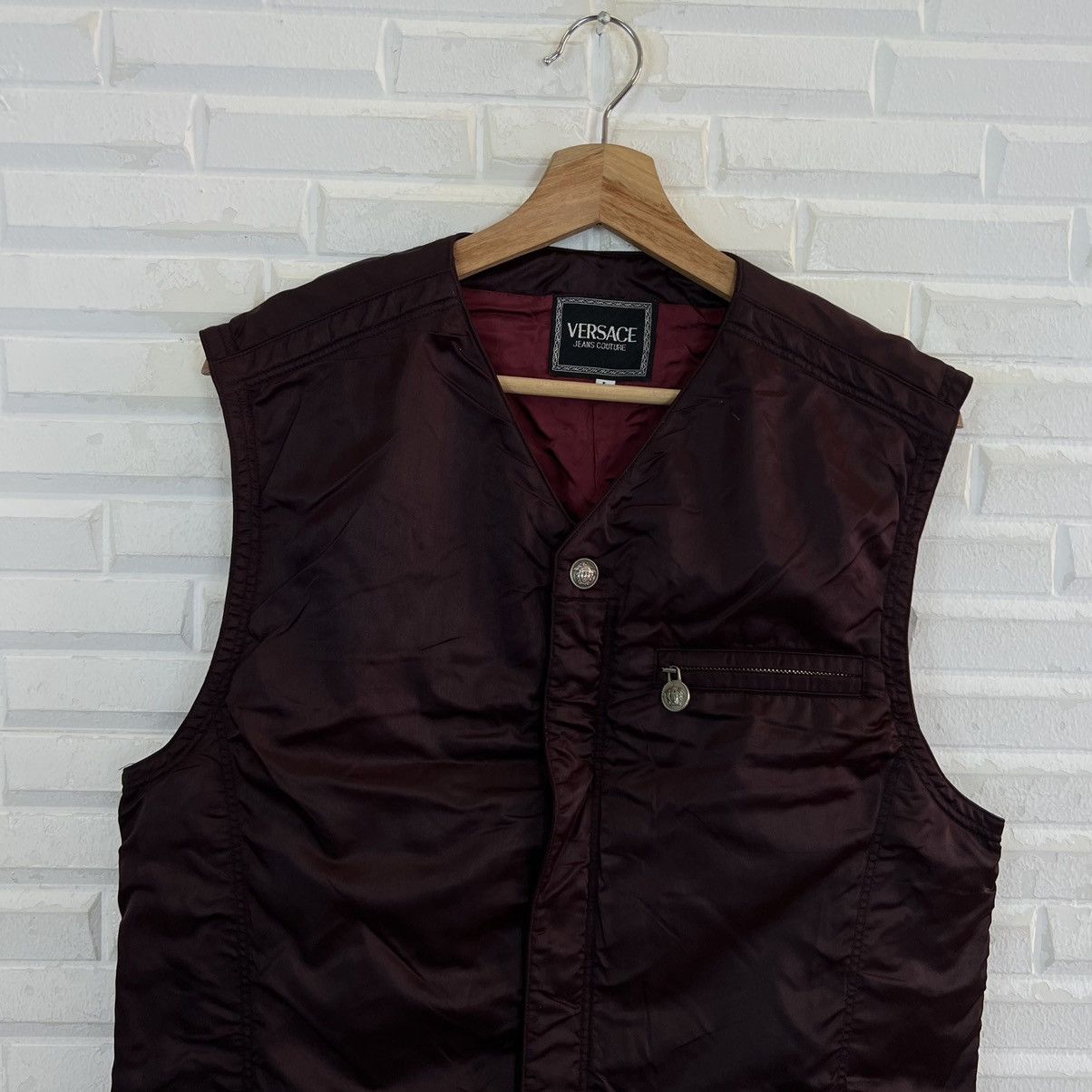 Versace Jeans Couture AUTHENTIC VERSACE JEANS COUTURE VEST MADE IN ITALY Size US L / EU 52-54 / 3 - 3 Thumbnail
