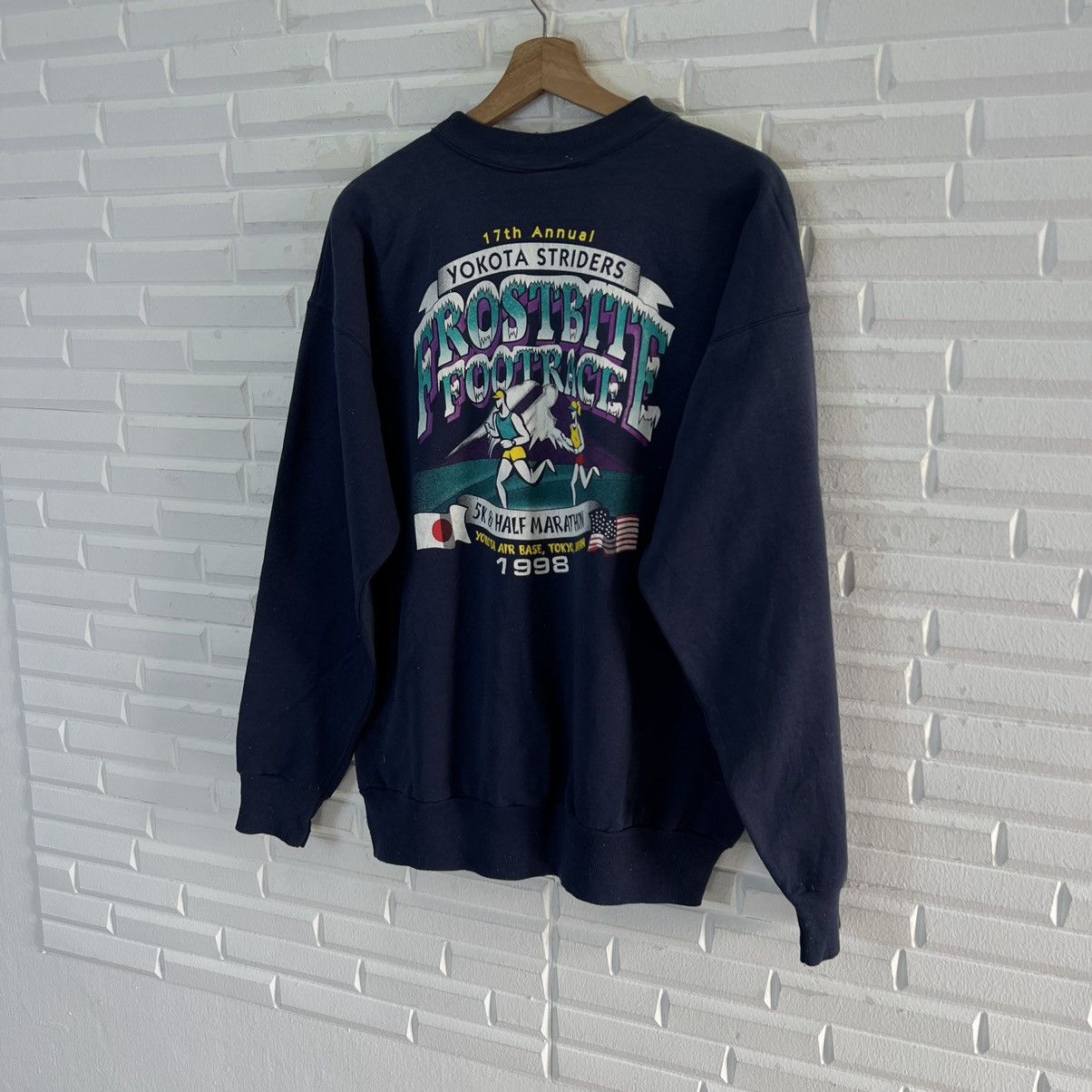 Vintage VINTAGE HANES SWEATSHIRT BIG LOGO YOKOTA STRIDES Size US L / EU 52-54 / 3 - 2 Thumbnail