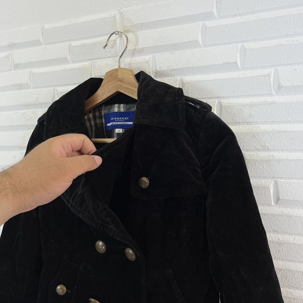 Burberry VINTAGE BURBERRY BLUE LABEL CROPPED VELVET CORDUROY Size US M / EU 48-50 / 2 - 8 Thumbnail