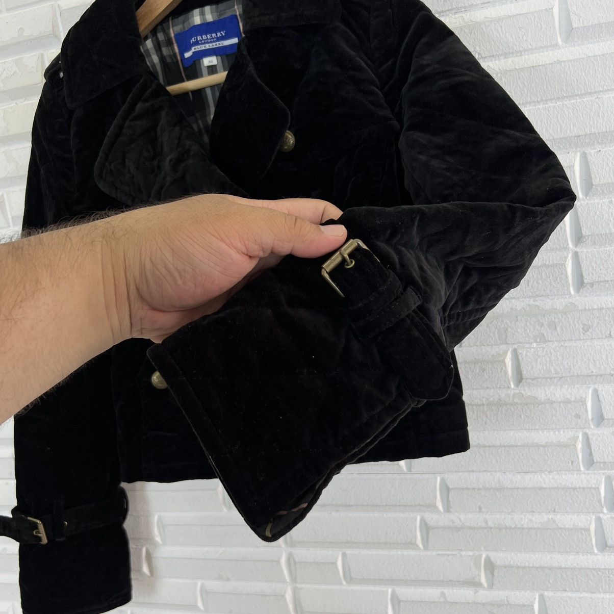 Burberry VINTAGE BURBERRY BLUE LABEL CROPPED VELVET CORDUROY Size US M / EU 48-50 / 2 - 5 Thumbnail