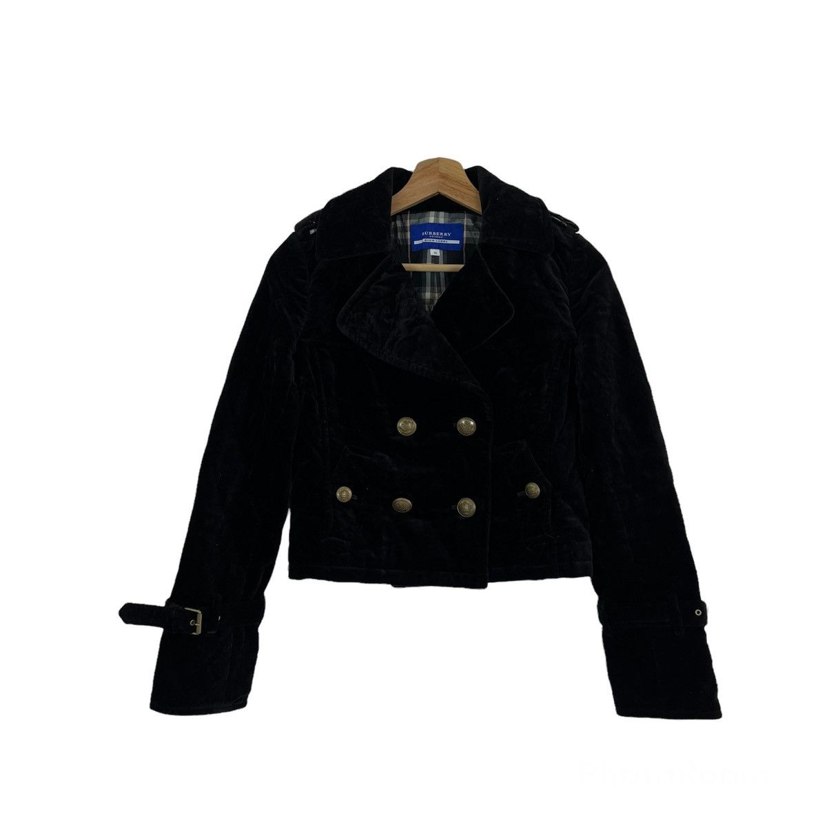 Burberry VINTAGE BURBERRY BLUE LABEL CROPPED VELVET CORDUROY Size US M / EU 48-50 / 2 - 1 Thumbnail