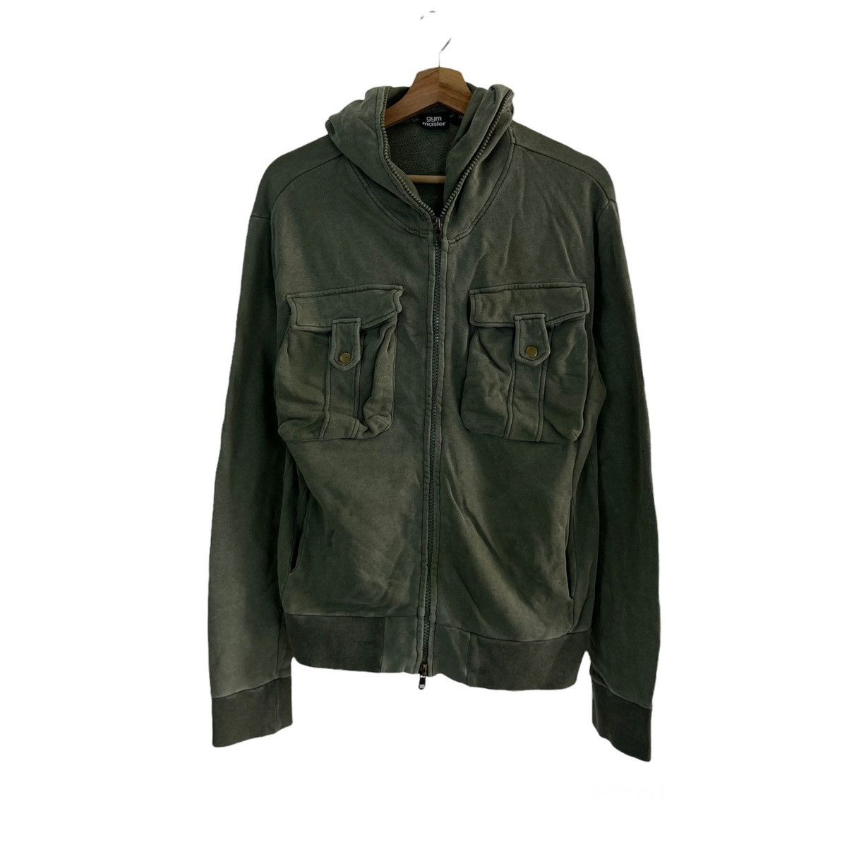 Japanese Brand MILITARY STYLE GYM MASTER HOODIE JACKET Size US M / EU 48-50 / 2 - 1 Thumbnail