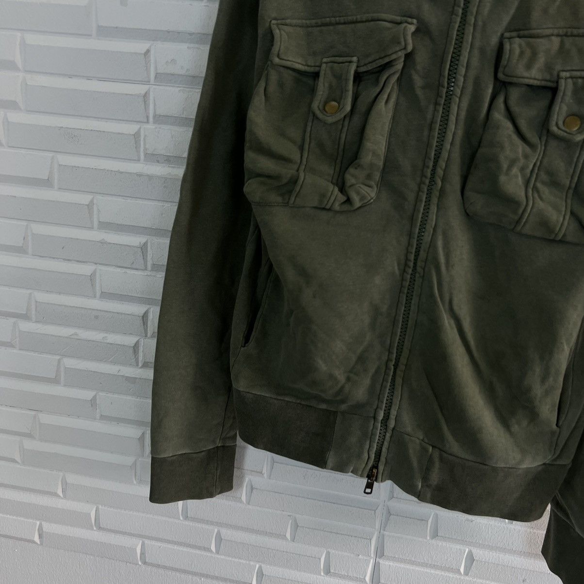 Japanese Brand MILITARY STYLE GYM MASTER HOODIE JACKET Size US M / EU 48-50 / 2 - 4 Thumbnail