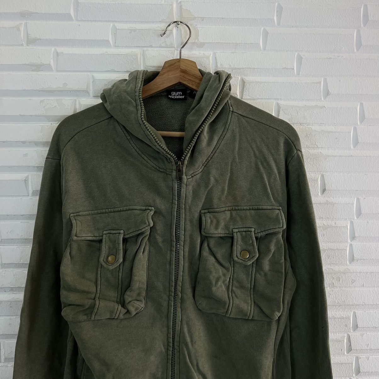Japanese Brand MILITARY STYLE GYM MASTER HOODIE JACKET Size US M / EU 48-50 / 2 - 3 Thumbnail