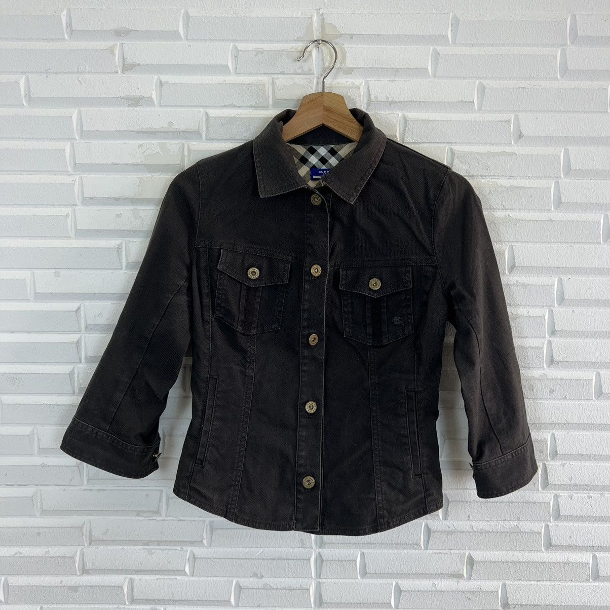 Burberry BURBERRY BLUE LABEL FADED STYLE NOVA CHECK LINING Size US M / EU 48-50 / 2 - 7 Thumbnail