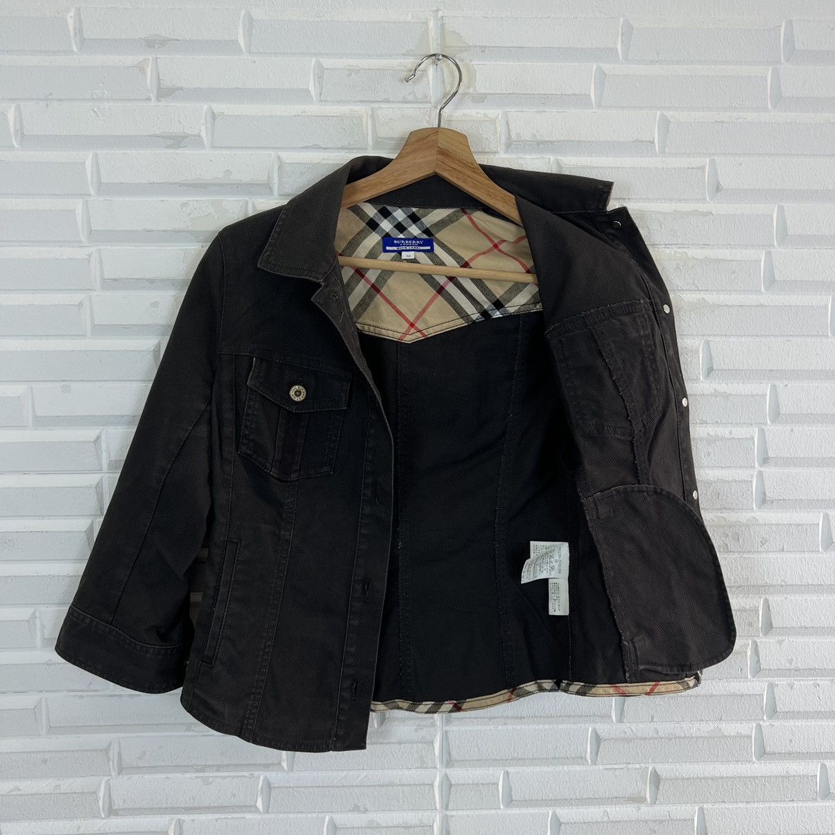 Burberry BURBERRY BLUE LABEL FADED STYLE NOVA CHECK LINING Size US M / EU 48-50 / 2 - 9 Thumbnail