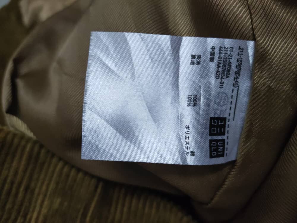 Japanese Brand Uniqlo x Ines Corduroy Ladies Jacket Size S / US 4 / IT 40 - 5 Thumbnail