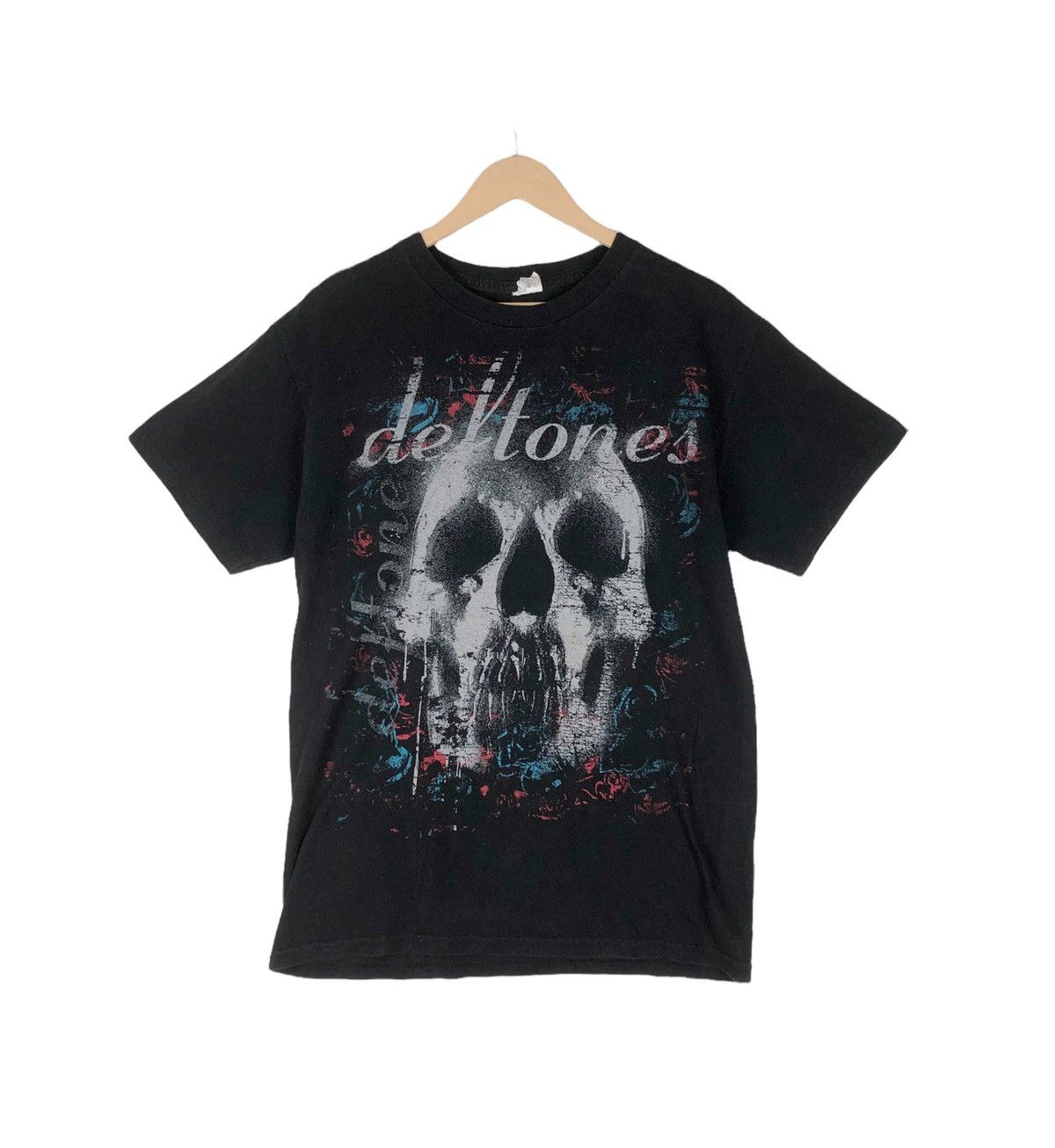 Band Tees Vintage Y2K Deftones Skull T Shirt Size US M / EU 48-50 / 2 - 1 Thumbnail
