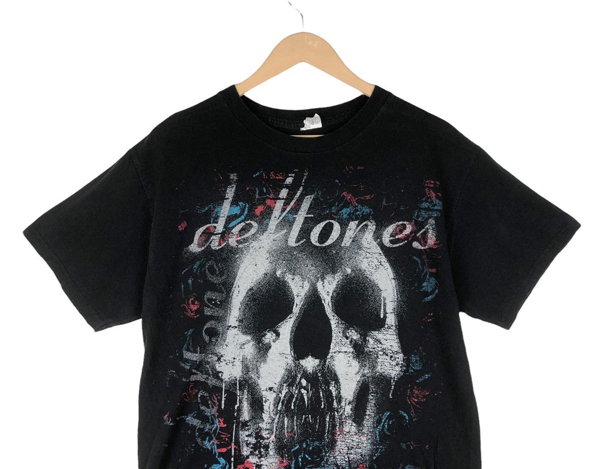 Band Tees Vintage Y2K Deftones Skull T Shirt Size US M / EU 48-50 / 2 - 2 Thumbnail