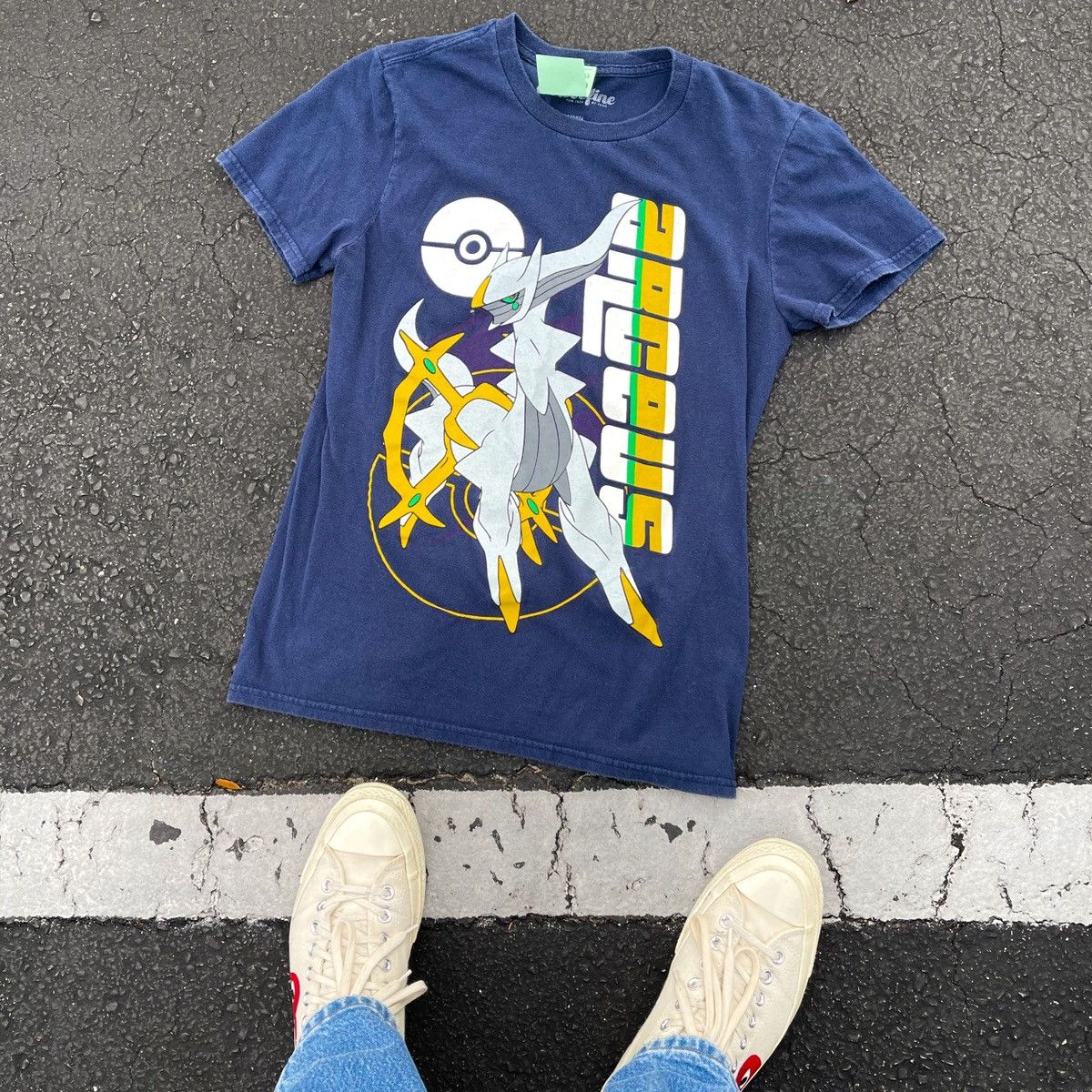 Pokemon Rare Pokémon Arceus Japanese Anime TV Tee Size US S / EU 44-46 / 1 - 1 Thumbnail
