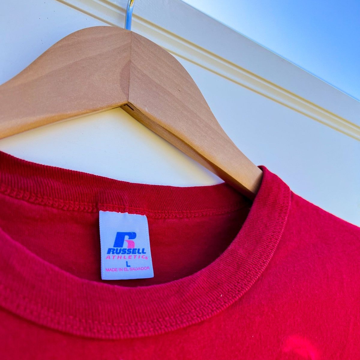 Russell Athletic × Vintage Vintage Russell Tee Embroidered Sleeve Size US L / EU 52-54 / 3 - 2 Thumbnail