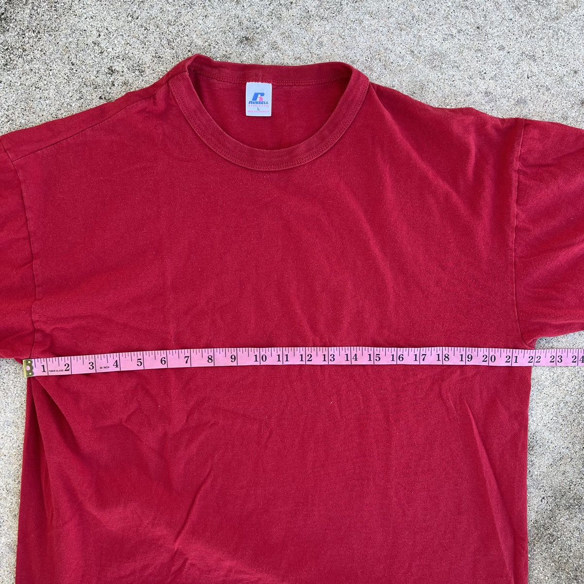 Russell Athletic × Vintage Vintage Russell Tee Embroidered Sleeve Size US L / EU 52-54 / 3 - 4 Thumbnail