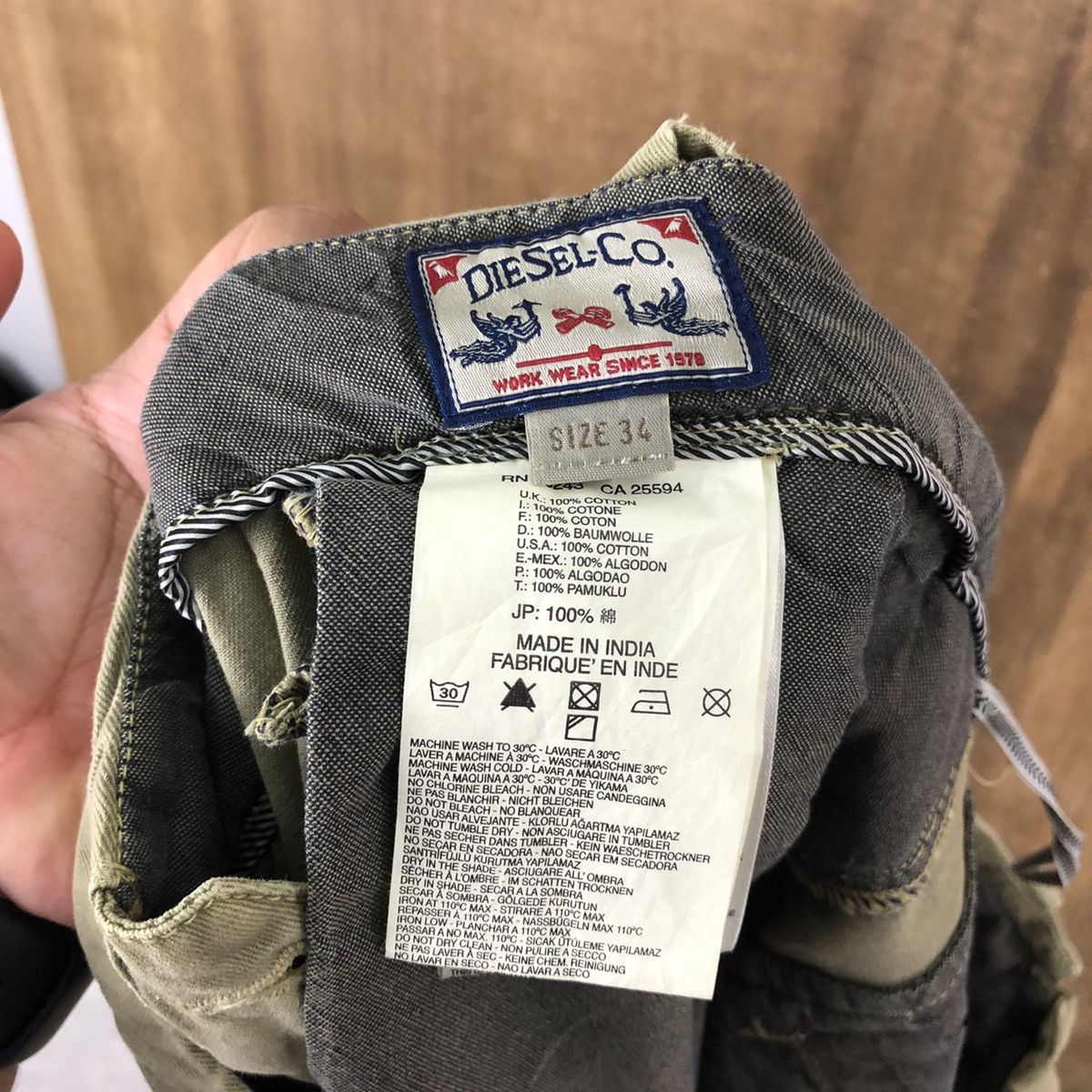 Diesel Diesel.Co Green Casual pants #6187 Size US 34 / EU 50 - 13 Thumbnail