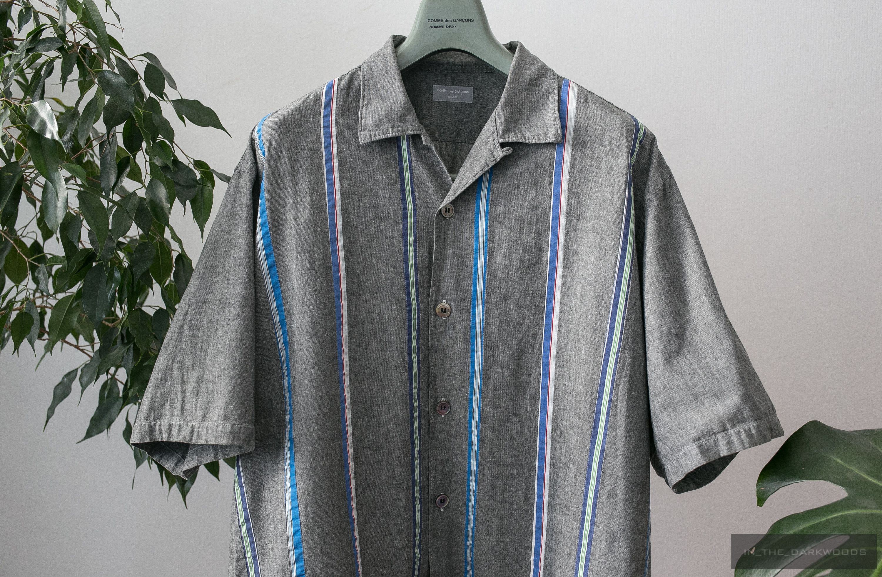 Comme des Garcons Homme boxy fit vintage cotton shirt Size US M / EU 48-50 / 2 - 2 Thumbnail
