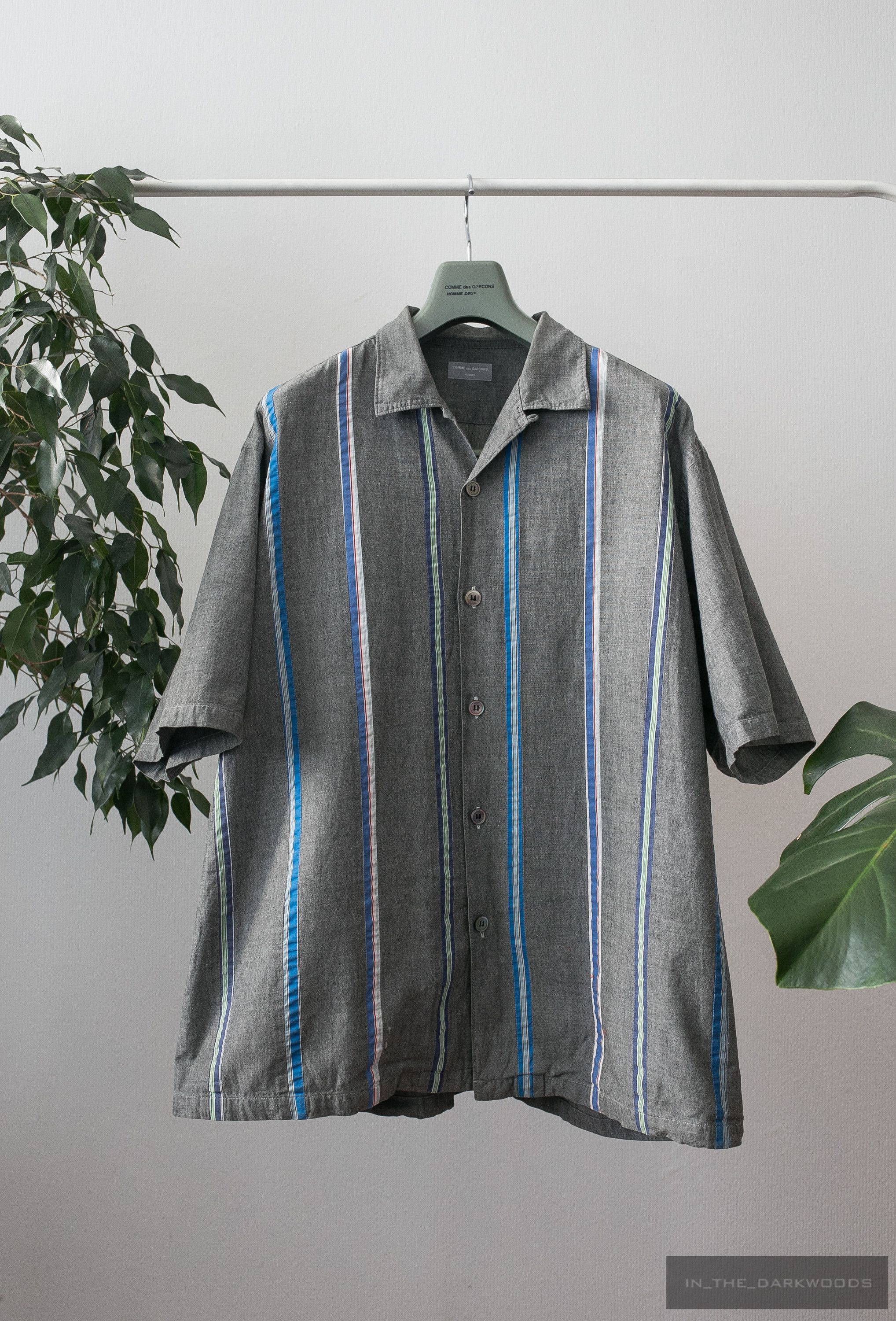 Comme des Garcons Homme boxy fit vintage cotton shirt Size US M / EU 48-50 / 2 - 1 Thumbnail