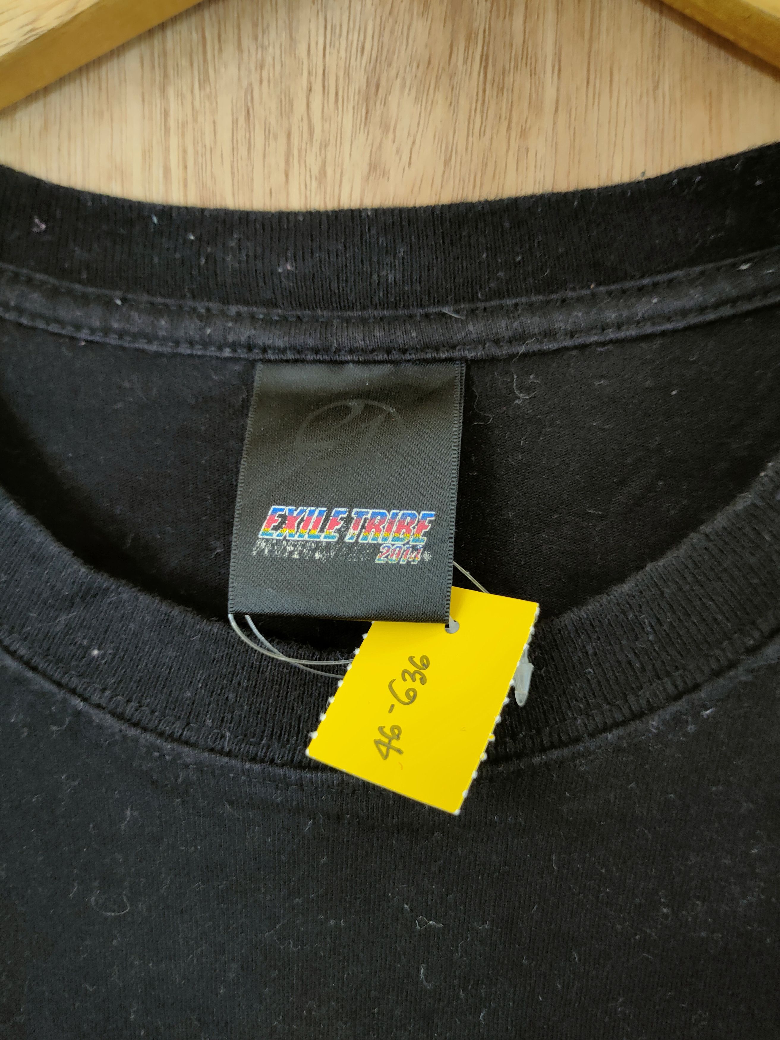 Japanese Brand DLL Twenty Four Karats black big logo tee #46-636 Size US XL / EU 56 / 4 - 4 Thumbnail