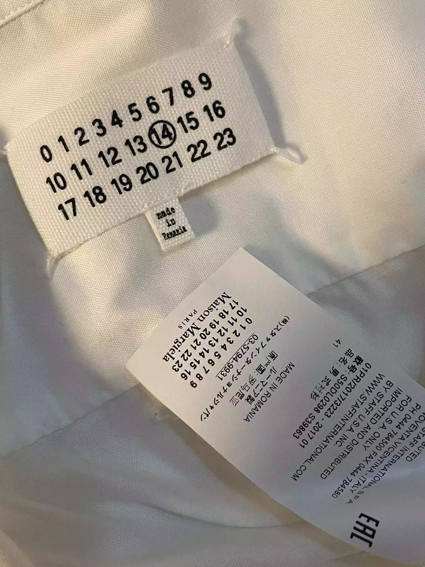 Maison Margiela Maison Margiela|S/S17 Replica Navy Shirt Size US M / EU 48-50 / 2 - 5 Thumbnail