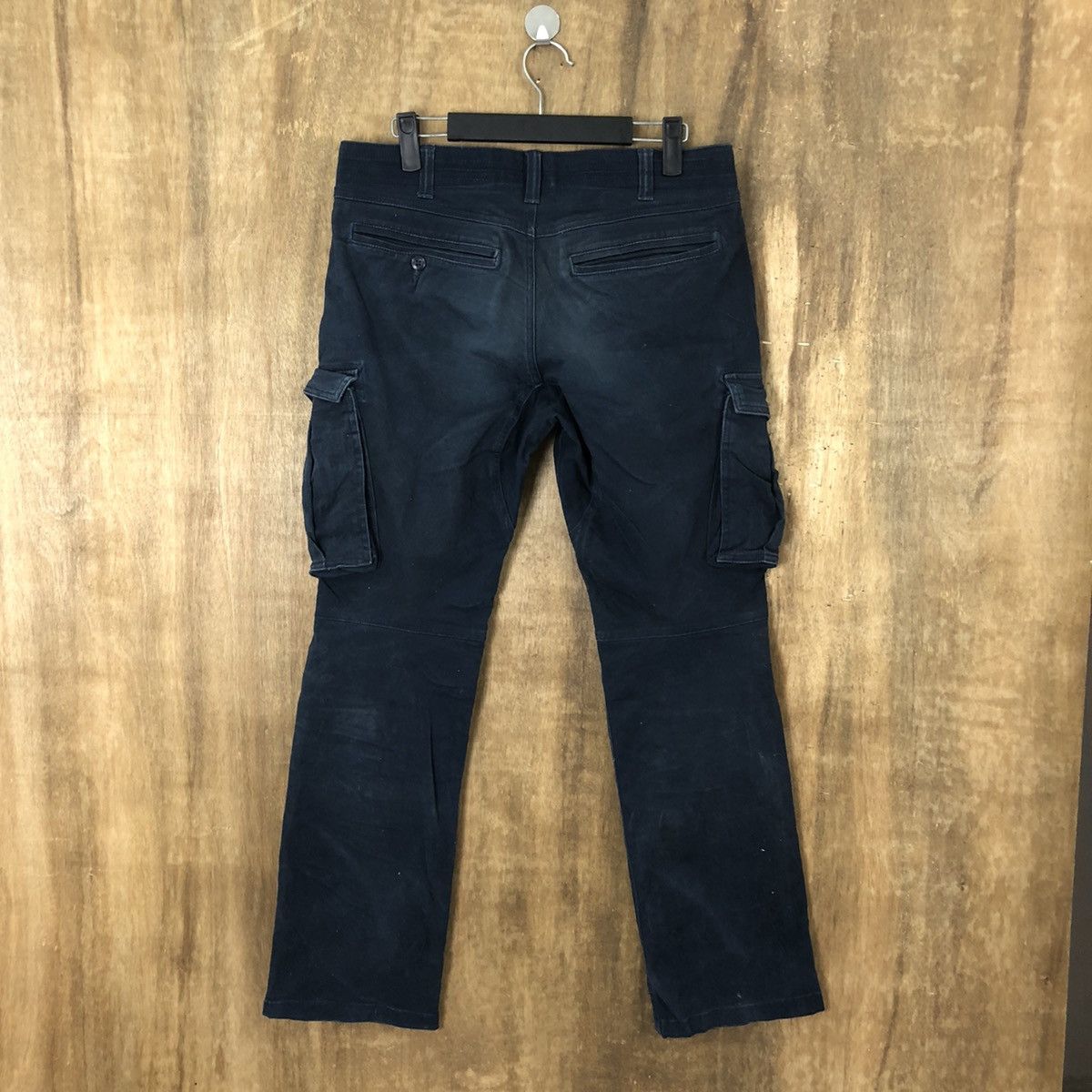Japanese Brand Japanese Brand Dark Blue Cargo Multipocket pants #6189 Size US 31 - 9 Thumbnail
