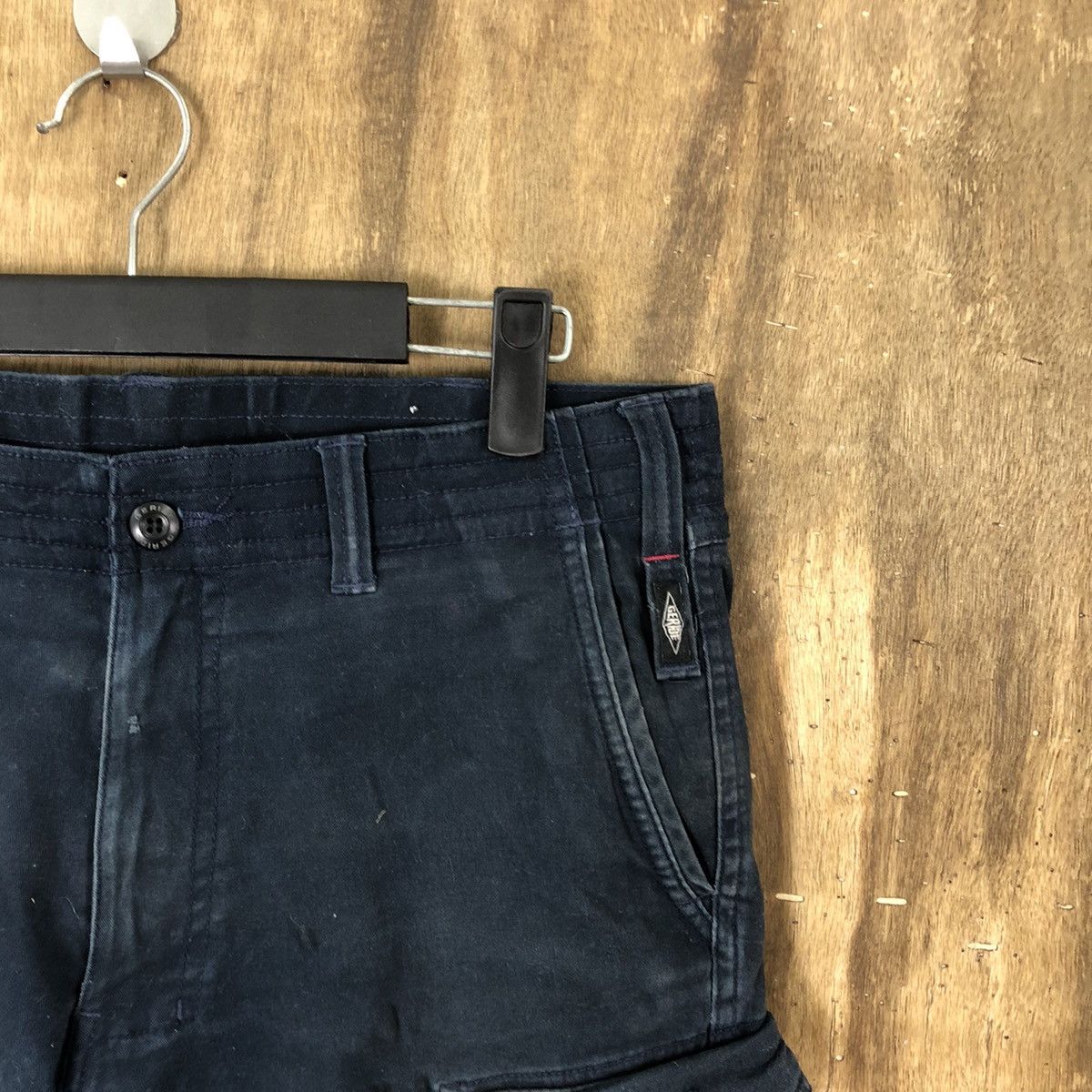 Japanese Brand Japanese Brand Dark Blue Cargo Multipocket pants #6189 Size US 31 - 5 Thumbnail