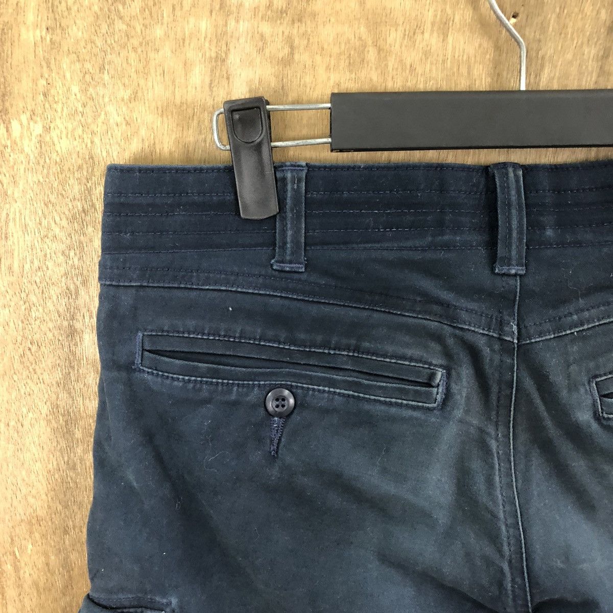 Japanese Brand Japanese Brand Dark Blue Cargo Multipocket pants #6189 Size US 31 - 12 Thumbnail