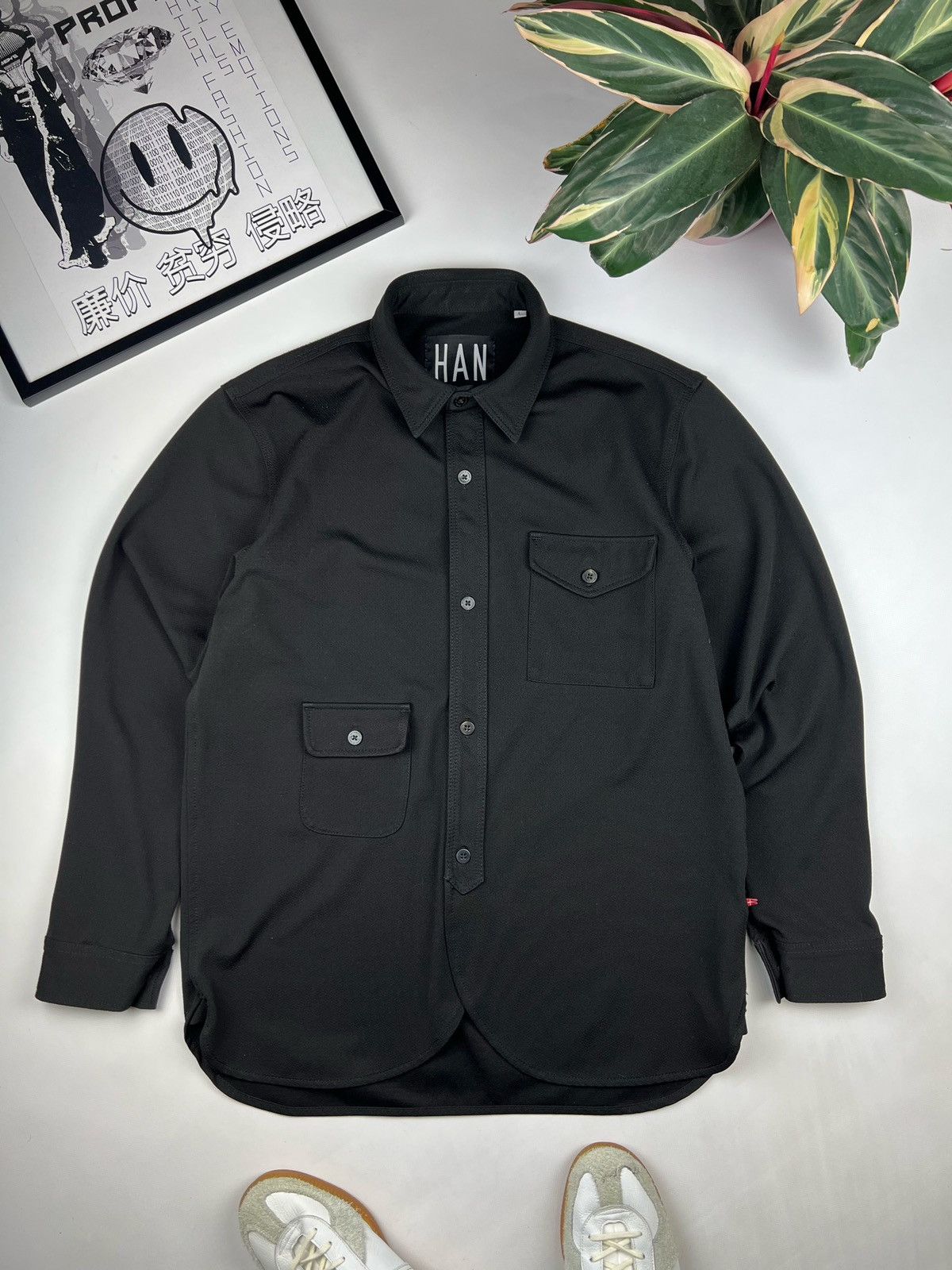 Han Kjobenhavn × Vintage Cargo Shirt Size US L / EU 52-54 / 3 - 4 Thumbnail