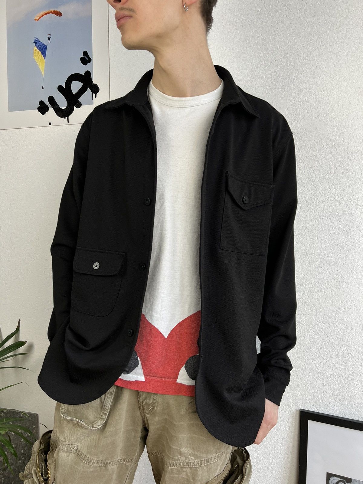 Han Kjobenhavn × Vintage Cargo Shirt Size US L / EU 52-54 / 3 - 9 Thumbnail