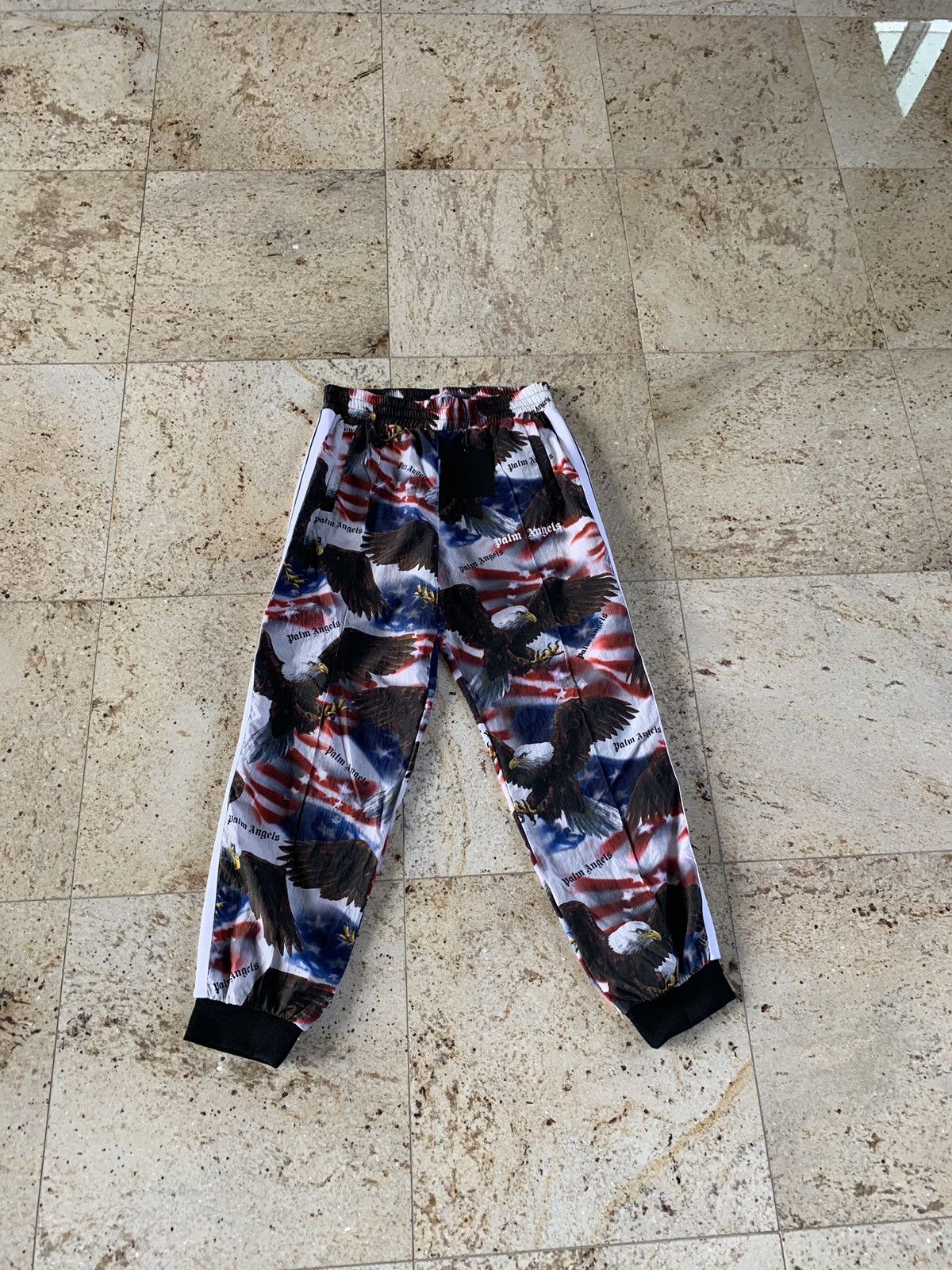 Palm Angels American Flag & Eagle Print Track Pants Size US 36 / EU 52 - 1 Thumbnail