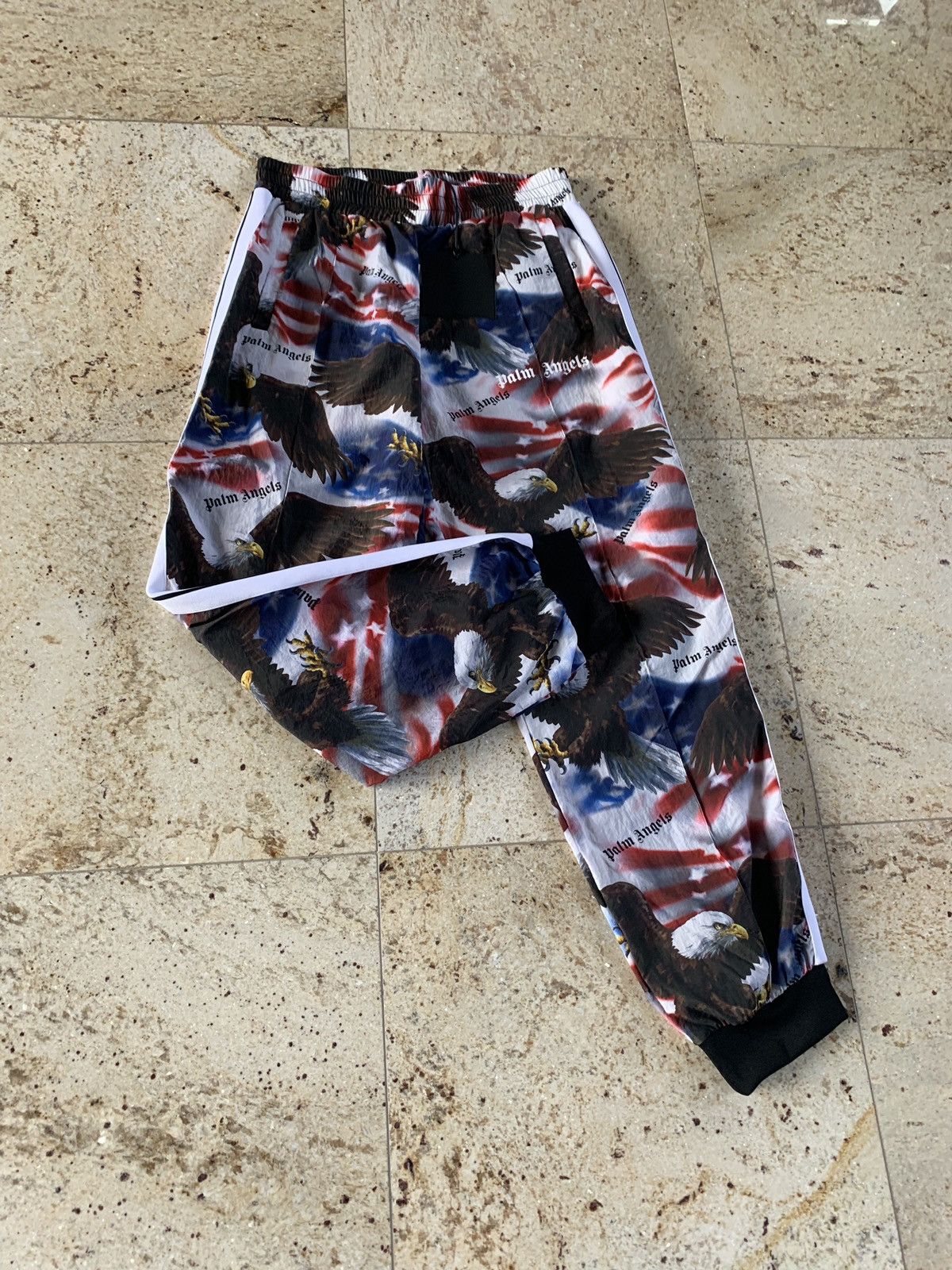Palm Angels American Flag & Eagle Print Track Pants Size US 36 / EU 52 - 4 Thumbnail
